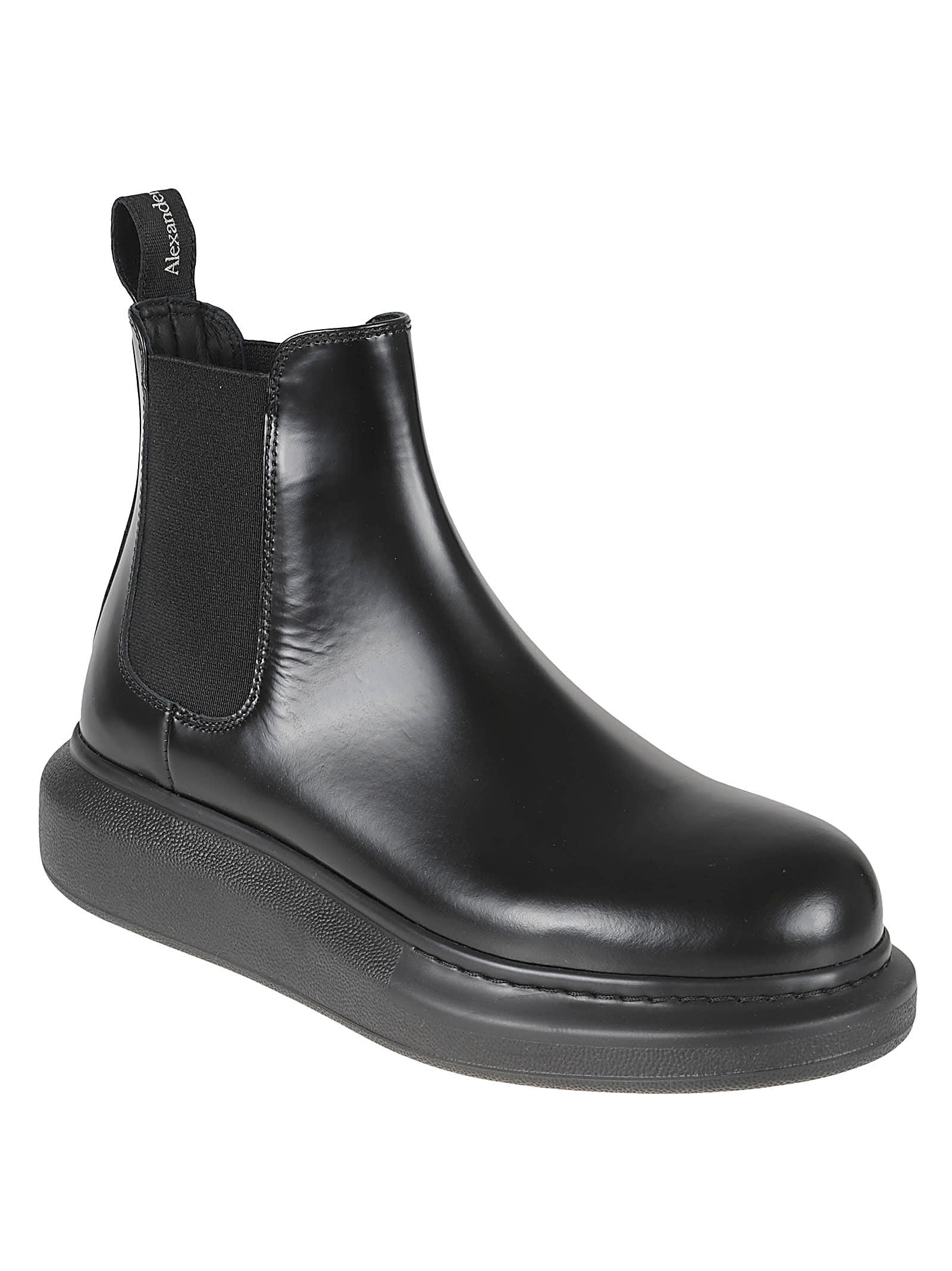 Shop Alexander Mcqueen New Liquid Ankle Boots In Black