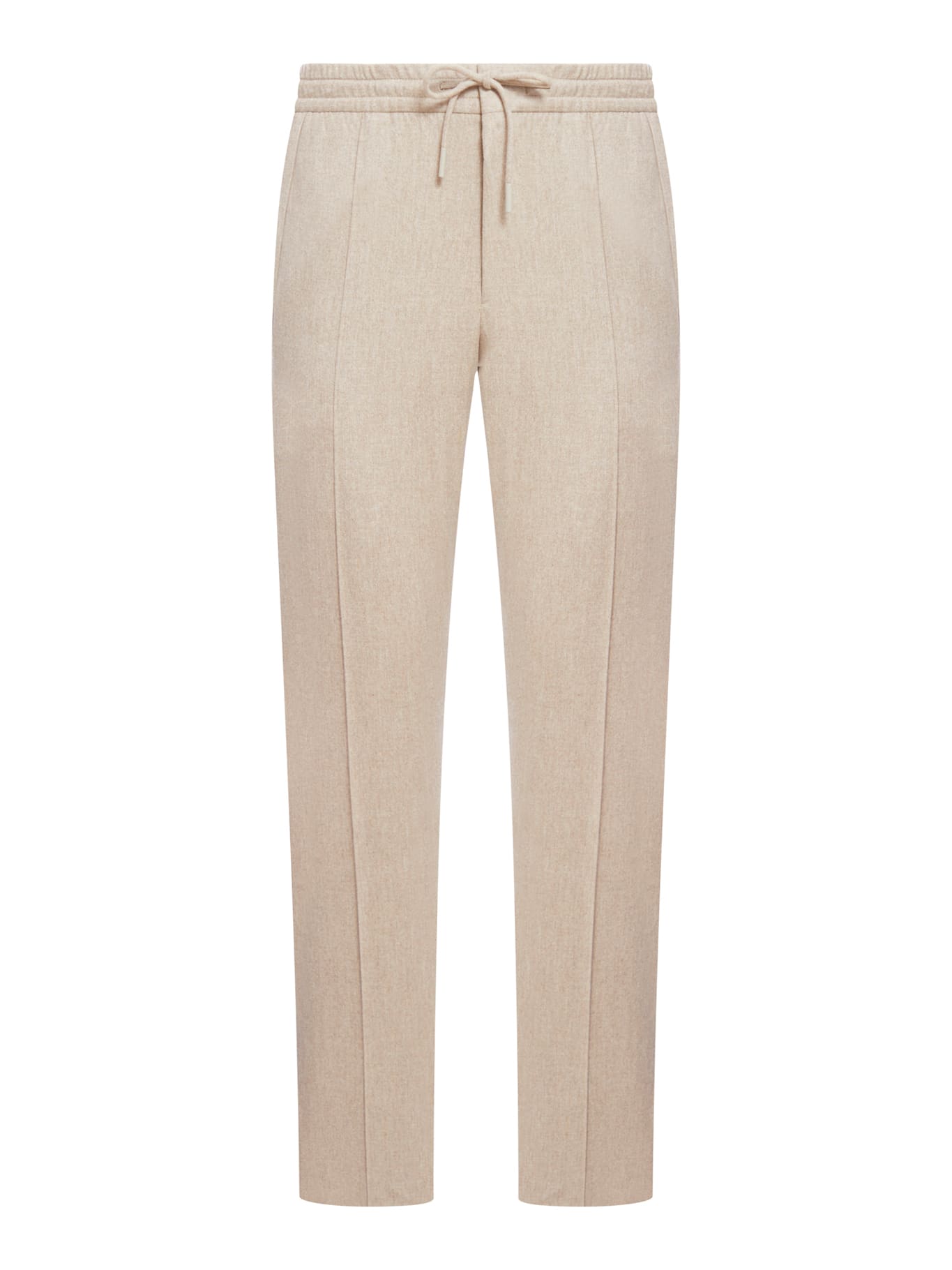 Drawstring Trousers In Wool, Silk And Cashmere