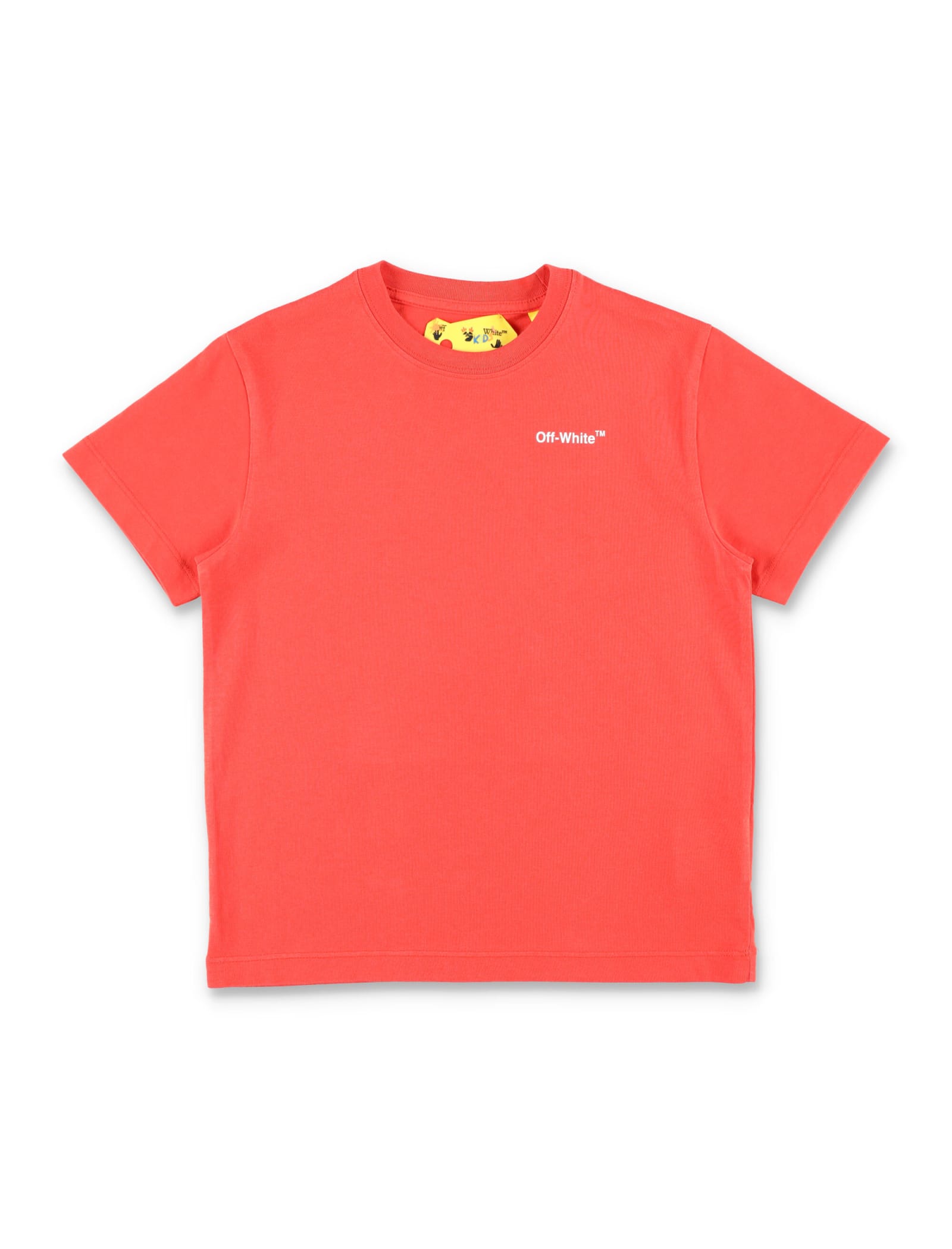 Red T-shirt For Kids With Logo