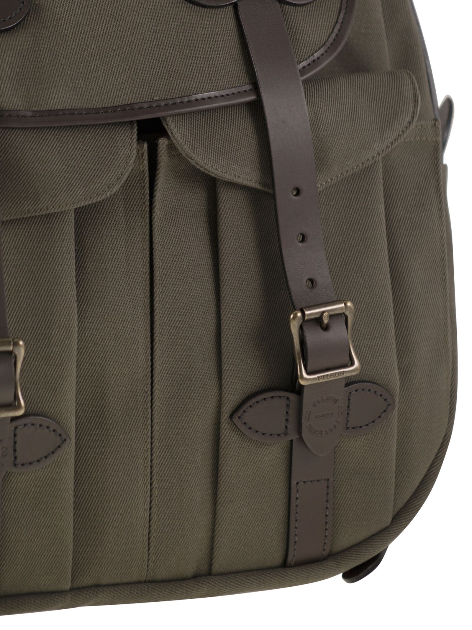 Filson Rugged Twill Large Backpack In Green