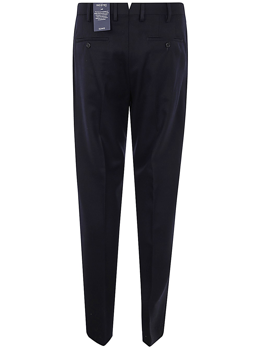 Shop Incotex Trousers In Dark Bleu