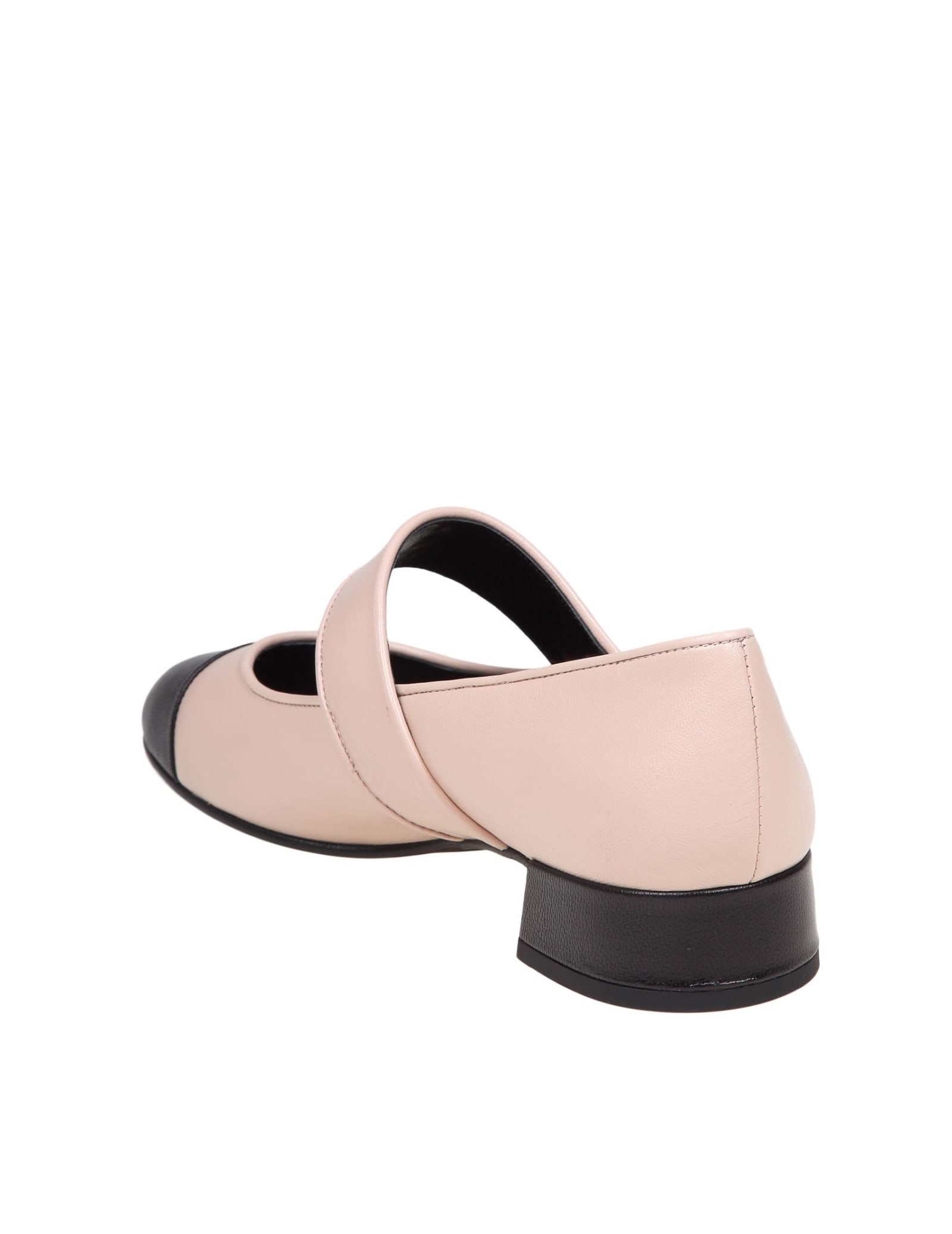 Shop Tory Burch Mary Jane In Two-tone Pink And Black Leather