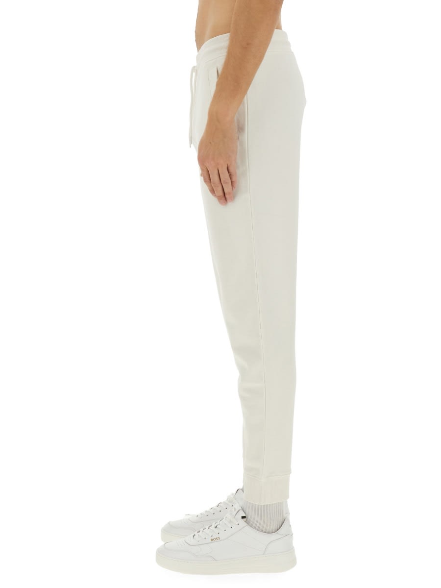 Hugo Boss Hugo Cotton Jogger Pants In White