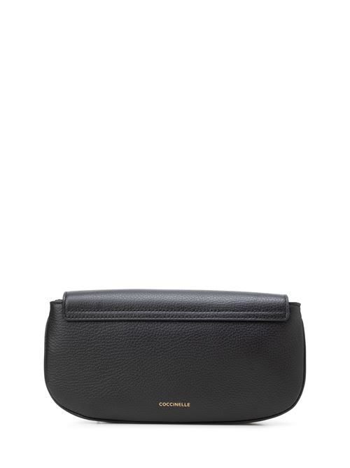 Shop Coccinelle Borsa Dew In Pelle Nero In Black