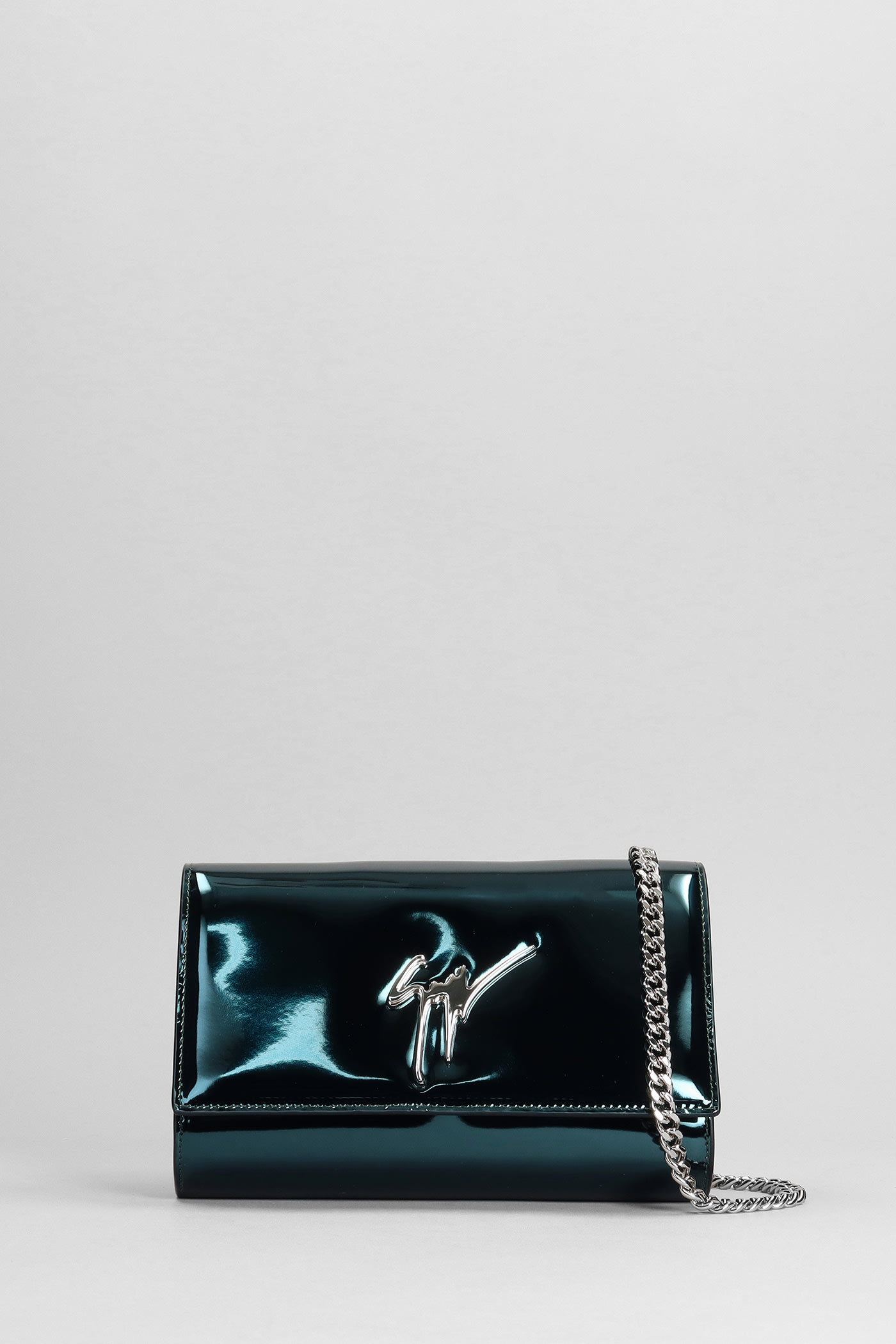Cleopatra Clutch In Green Leather
