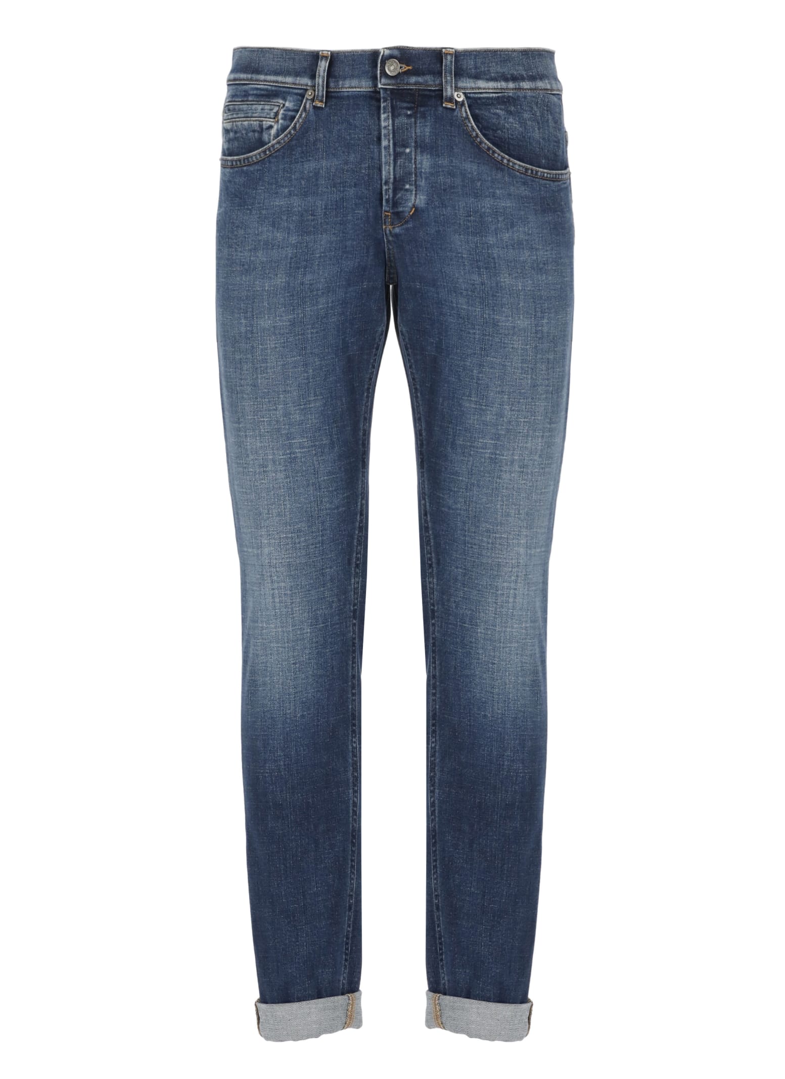 Shop Dondup George Jeans In Blue