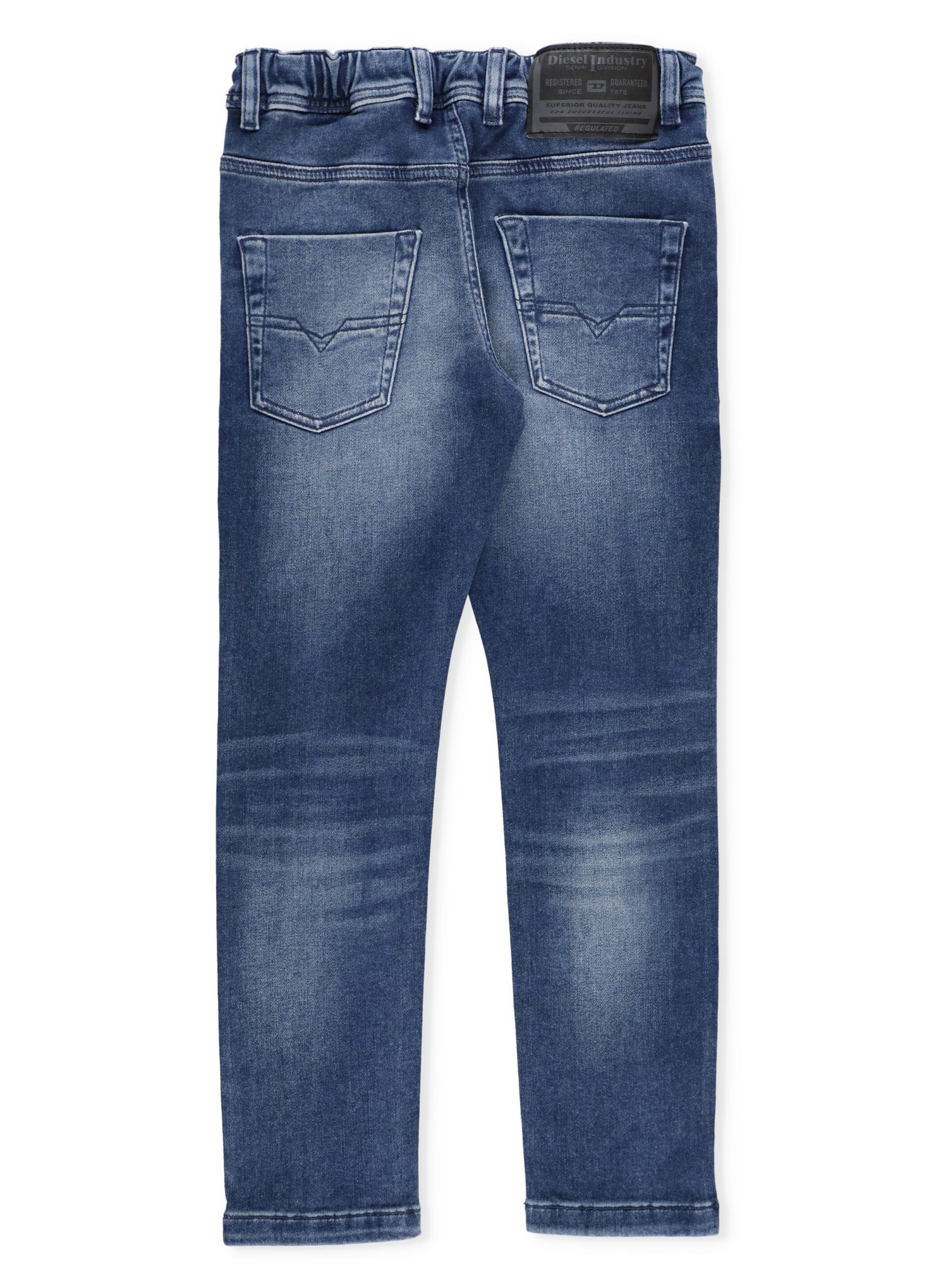 Shop Diesel Cotton Jeans In Blue