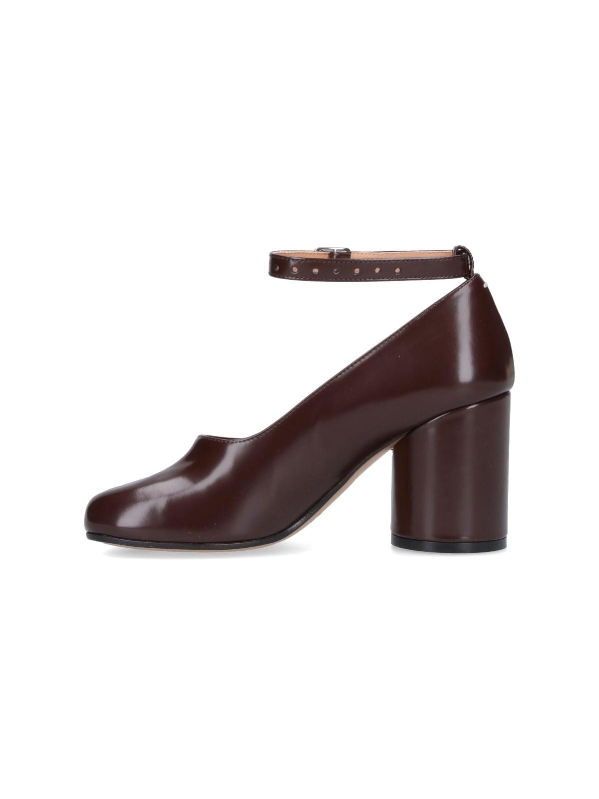 Shop Maison Margiela Tabi Pumps In Brown