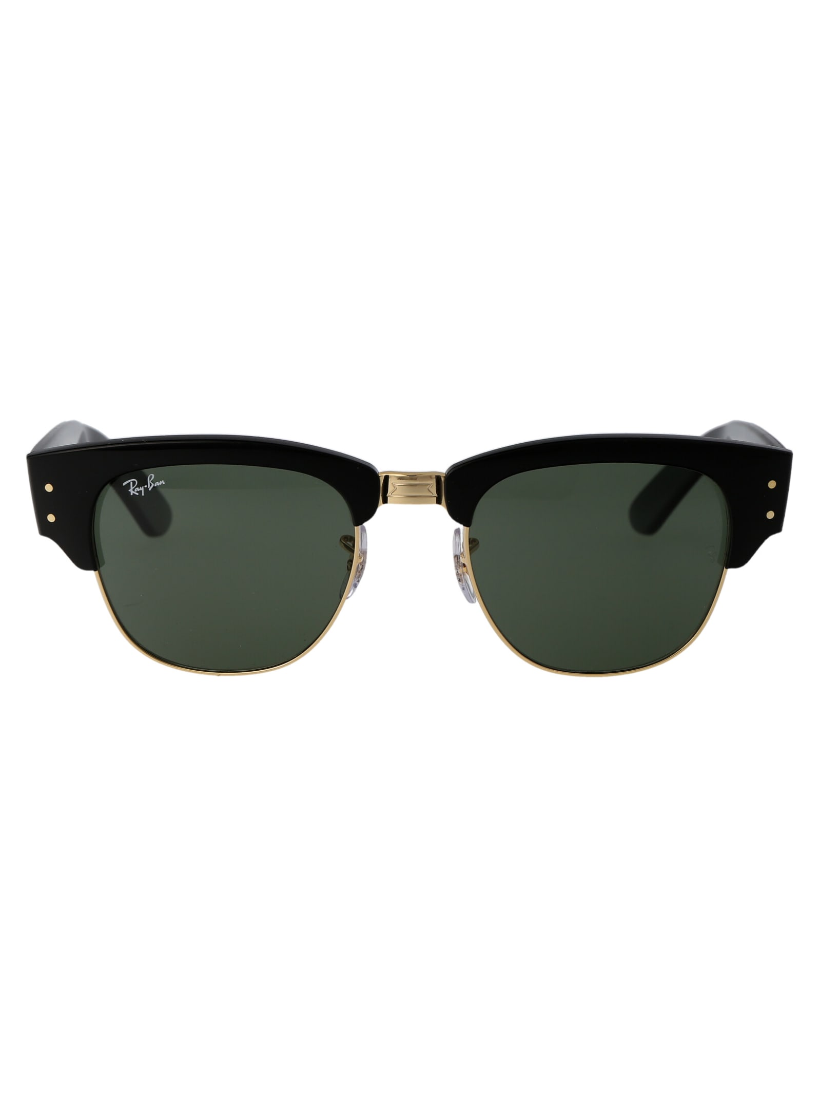Ray Ban Ray-ban  Rb3016 - Clubmaster Sunglasses In 901/31 Black On Gold