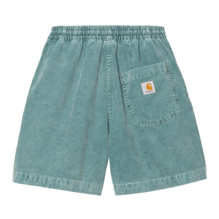 Carhartt Reynold Wide-leg Cotton-corduroy Shorts In F Silver Pine
