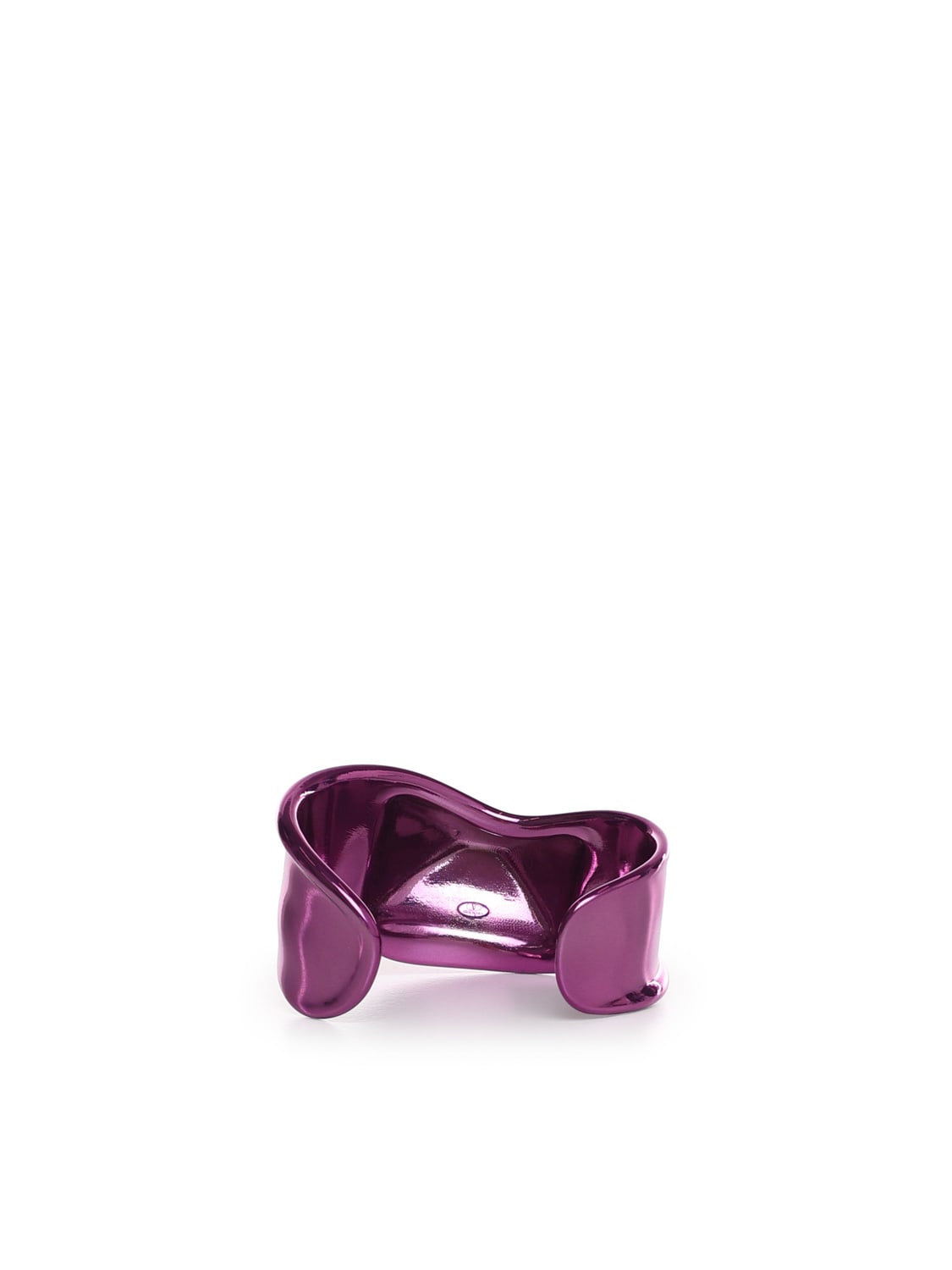 Shop Valentino Melted Stud Bangle In Pink Pp