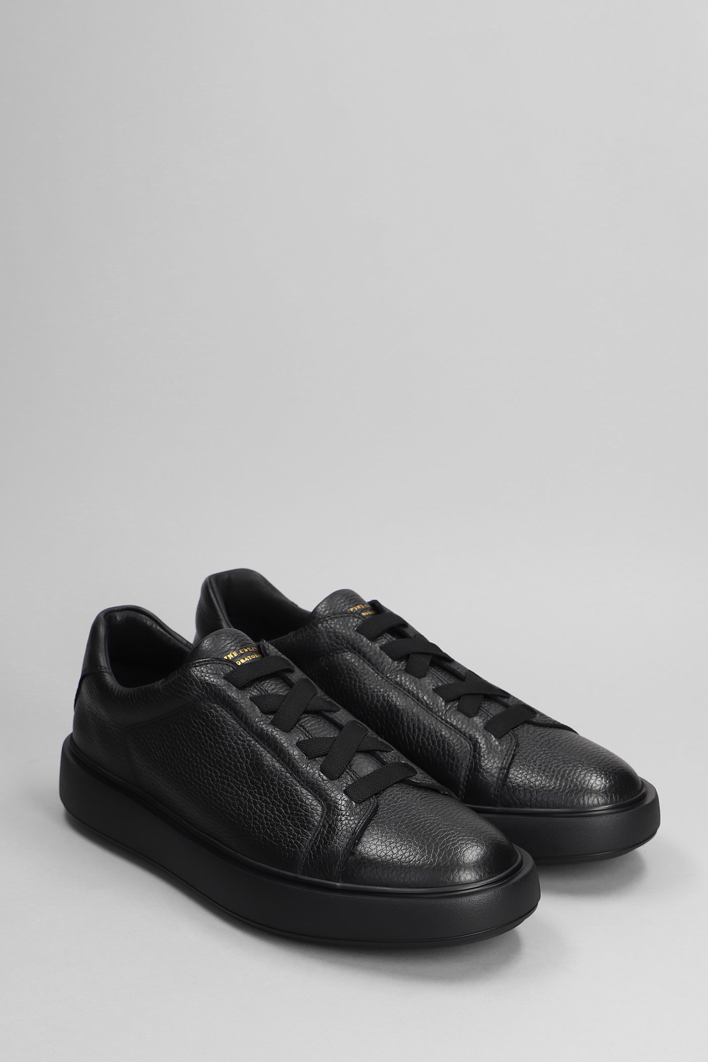 Shop Officine Creative Slouch 001 Sneakers In Black Leather