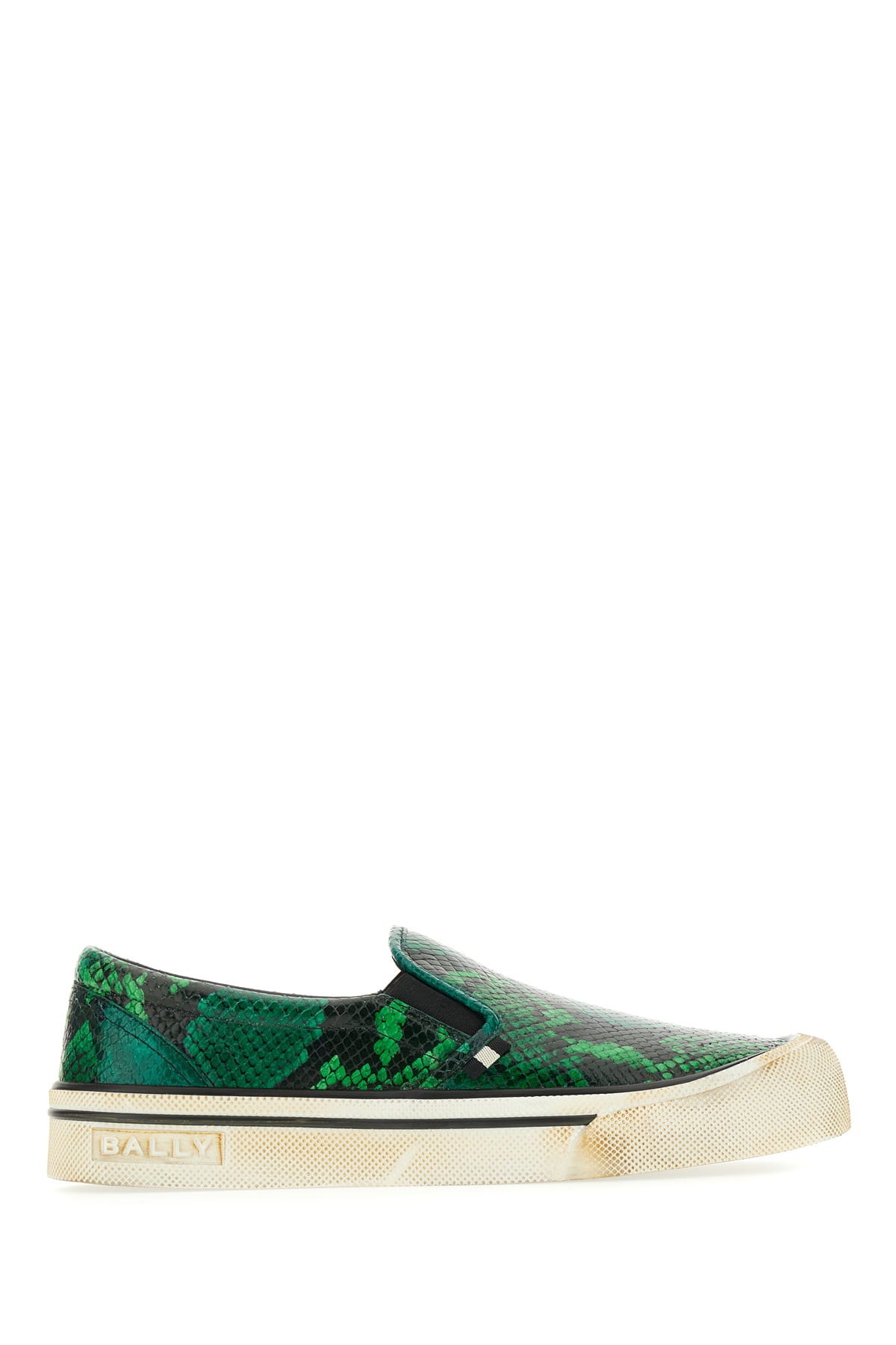Printed Nappa Slip Ons