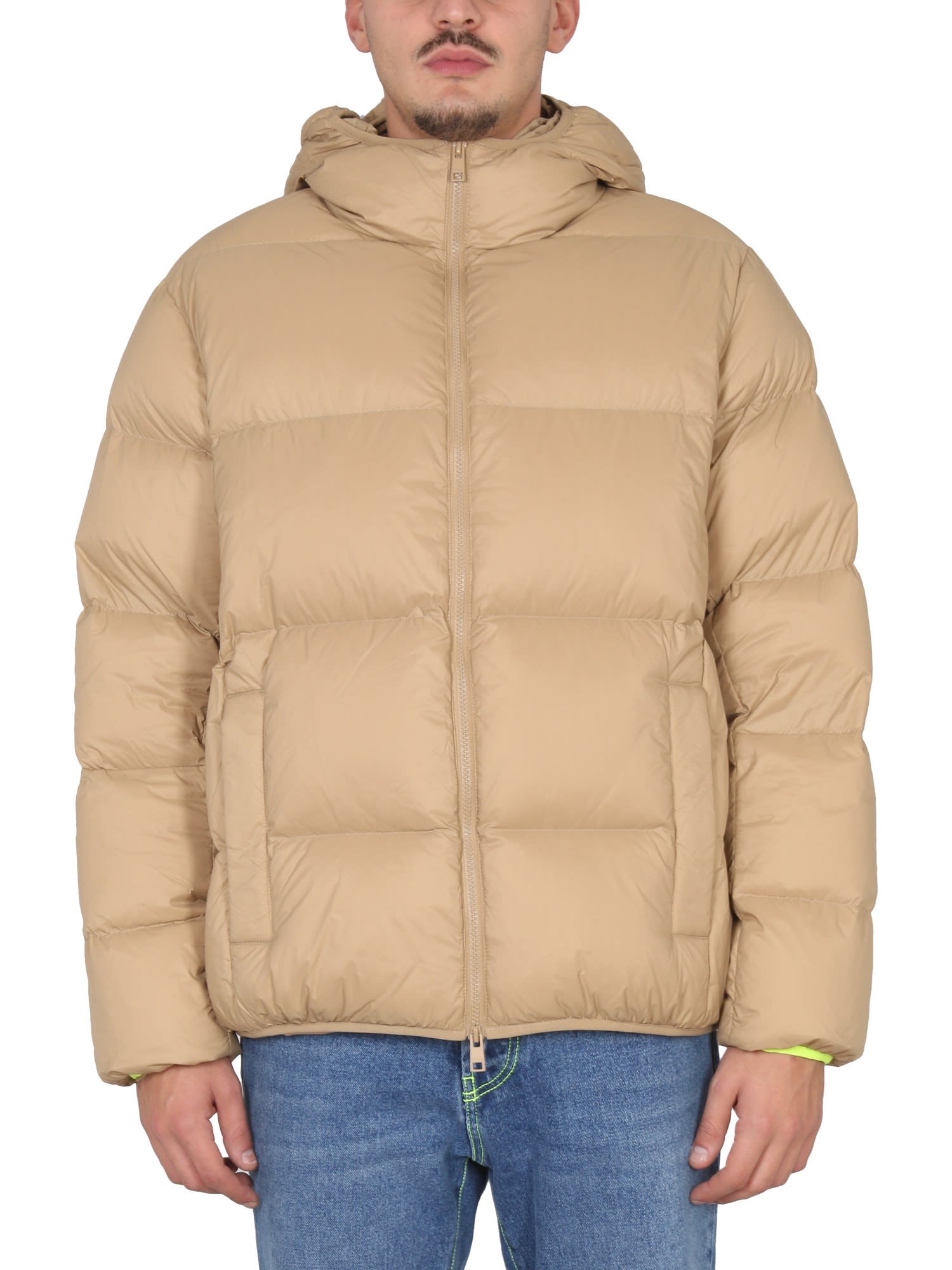 MSGM Down Jacket With Hood