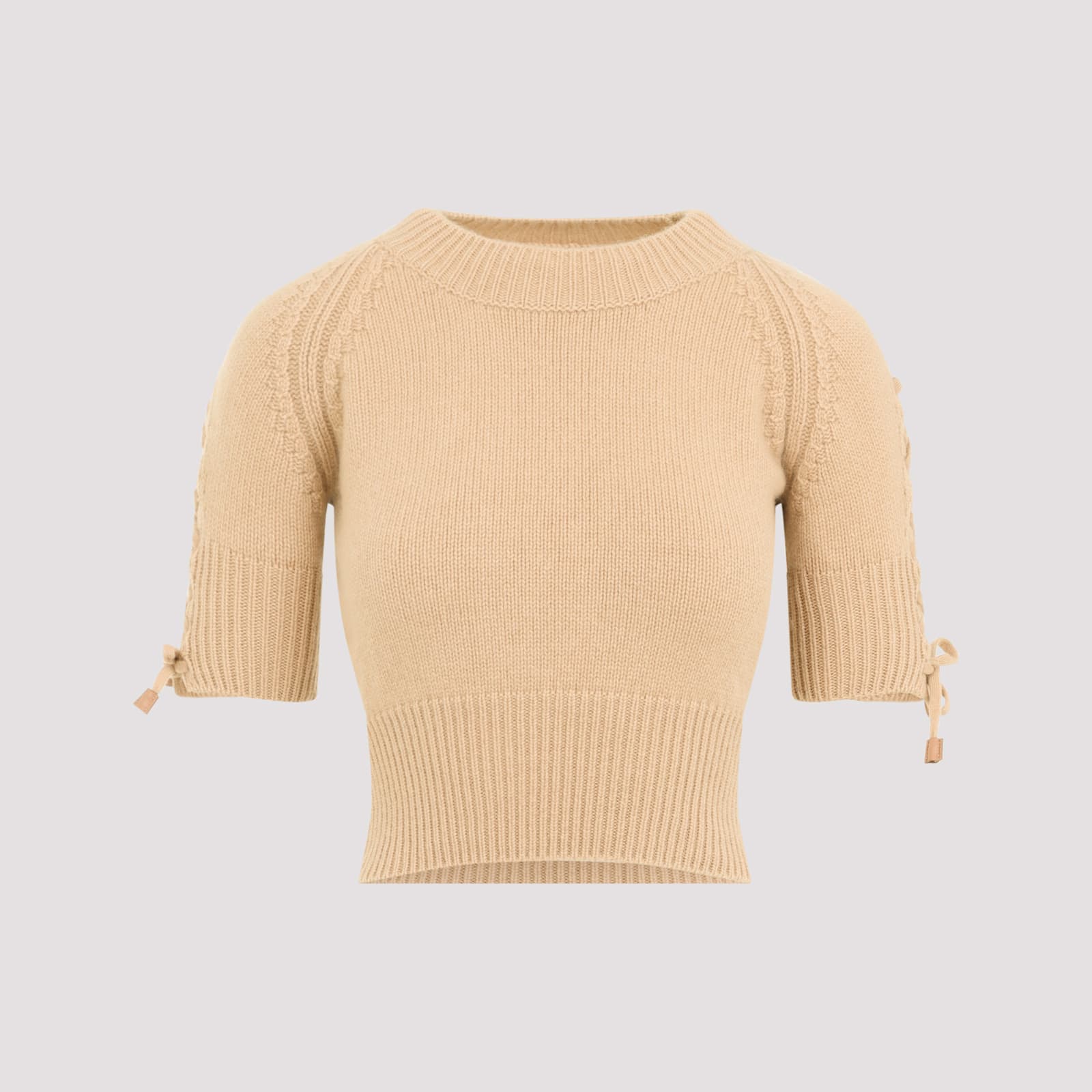 Ermanno Scervino Knit Tshirt In Neutral