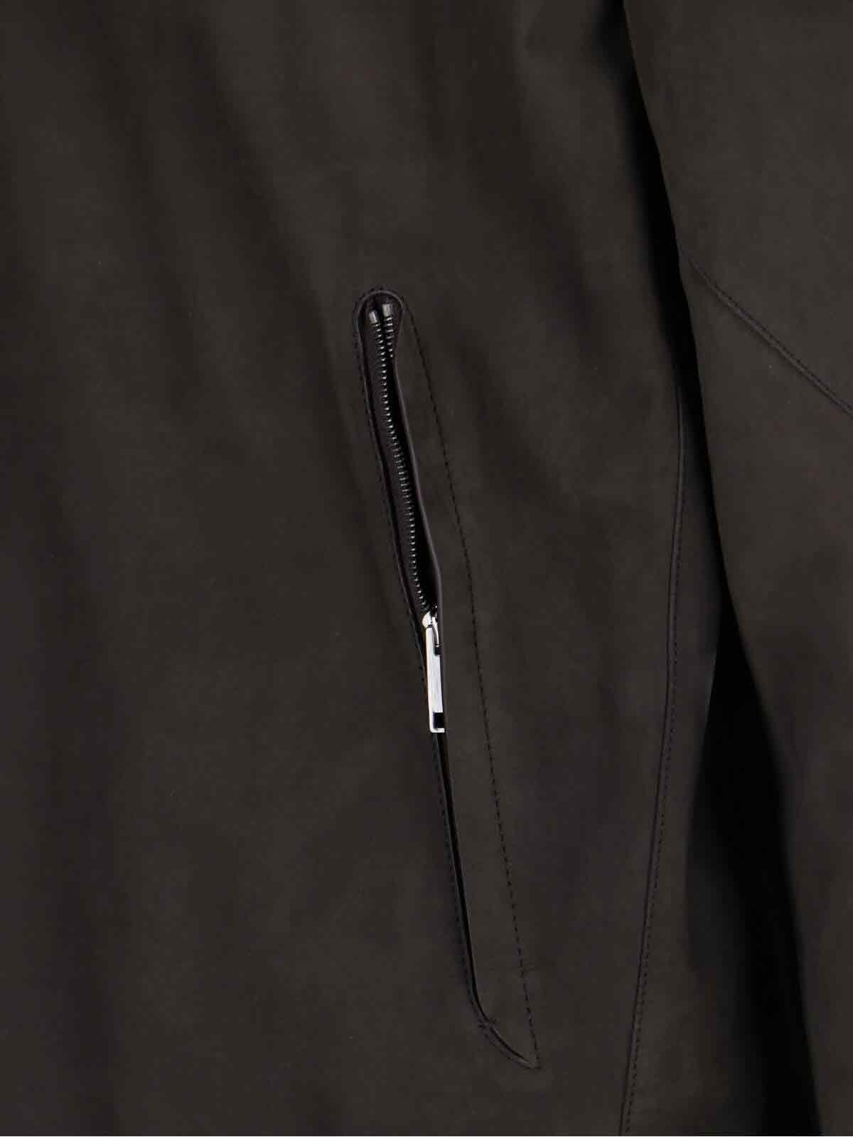 Zegna Drawstring Hooded Jacket In Brown