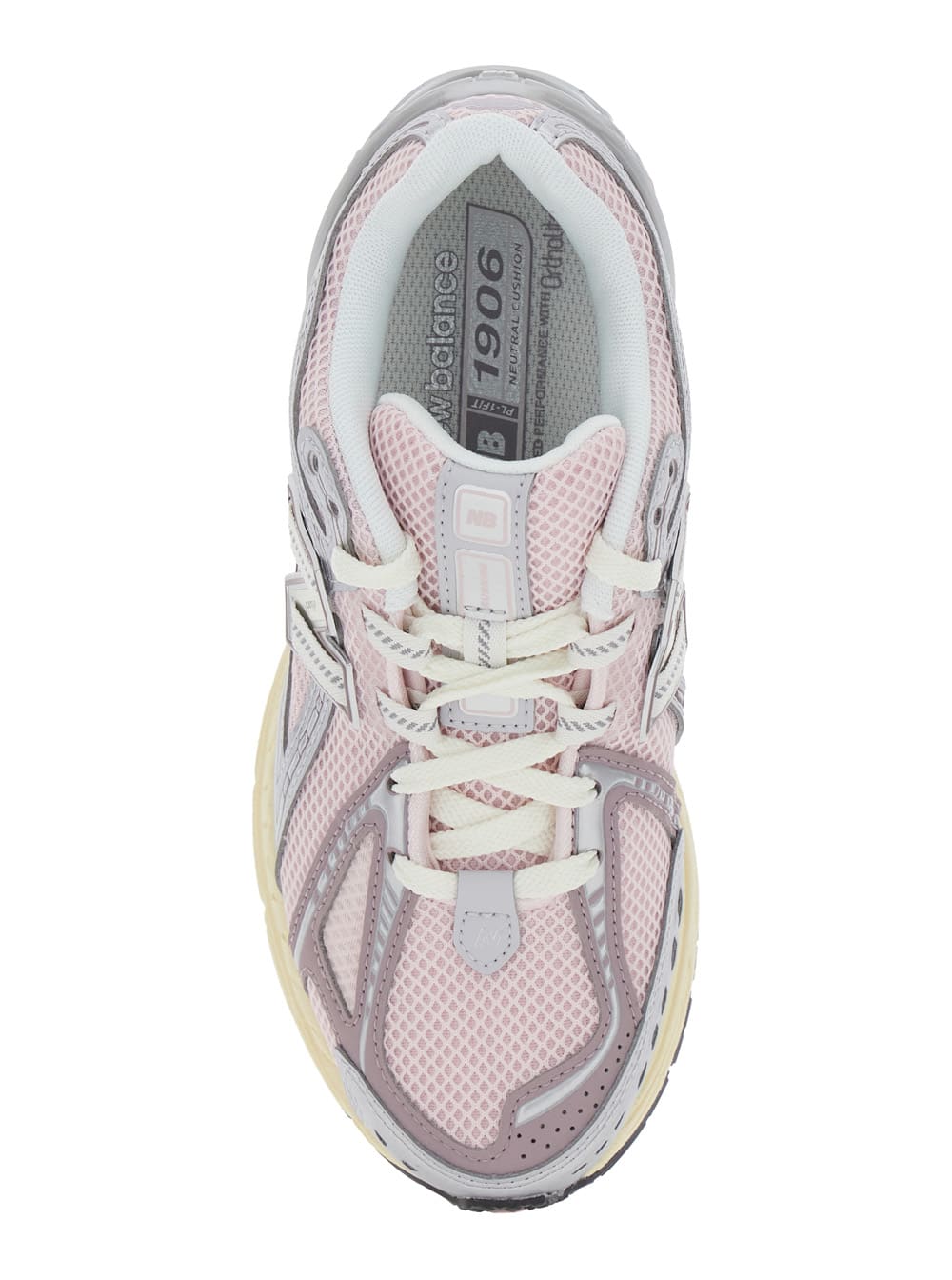 New Balance Pink Low Top Sneakers With Logo Patch On Side And Tongue And Perforated Panels In Tech Fabric Unisex
