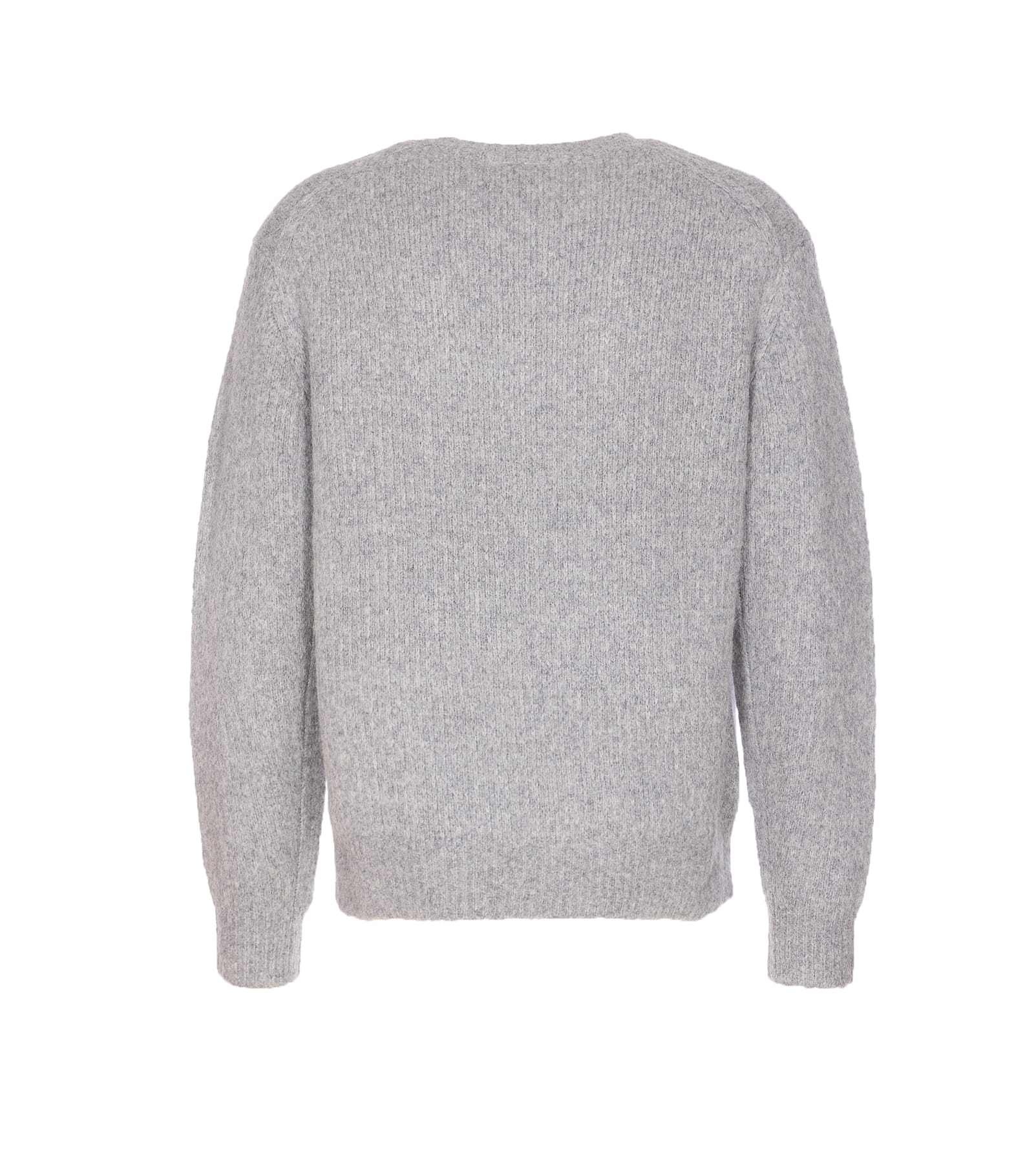 Sunflower Regular Fit Long Sleeve Knit Sweater In Gray