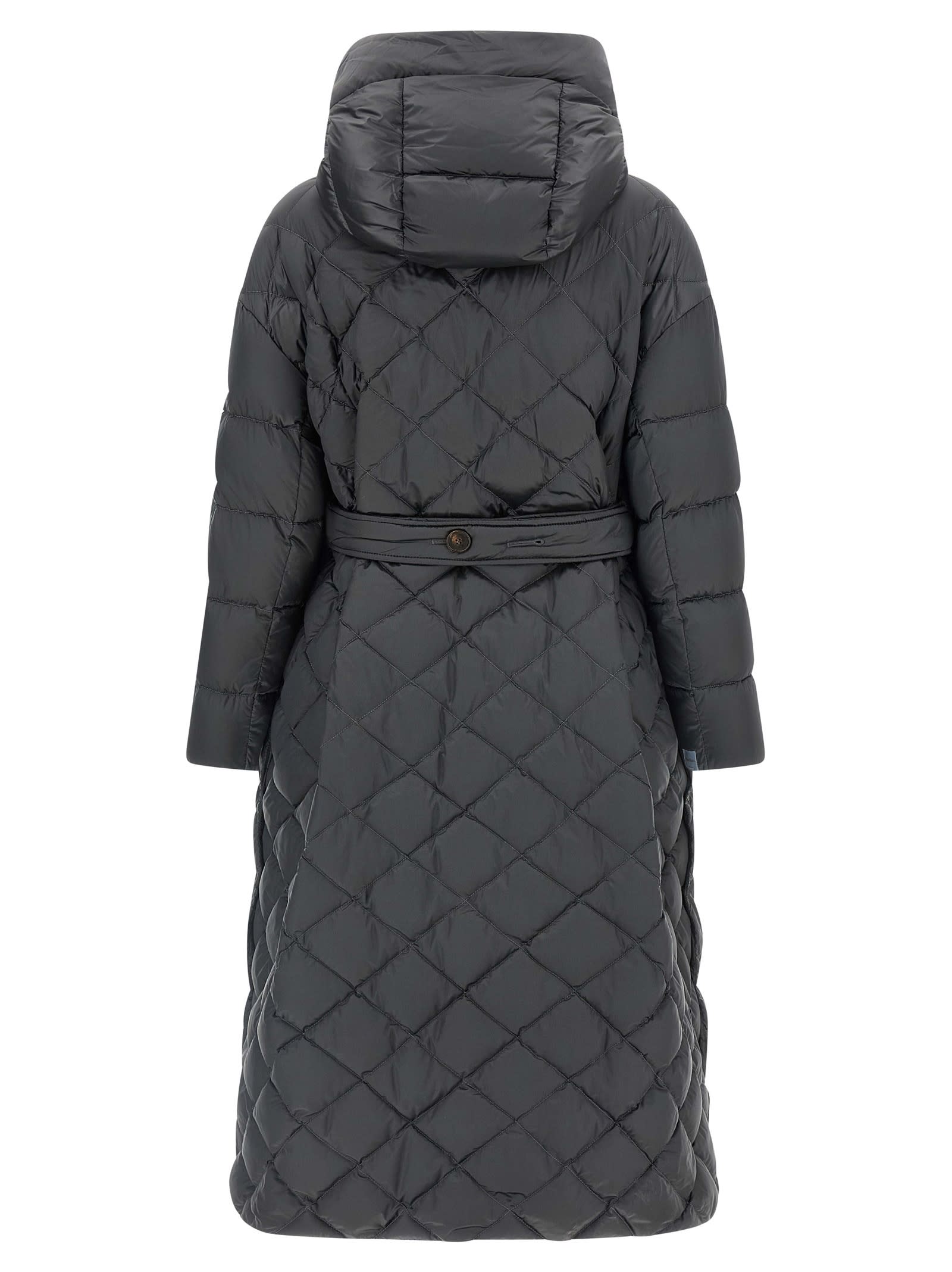 Max Mara The Cube Trepar Down Jacket In Gray