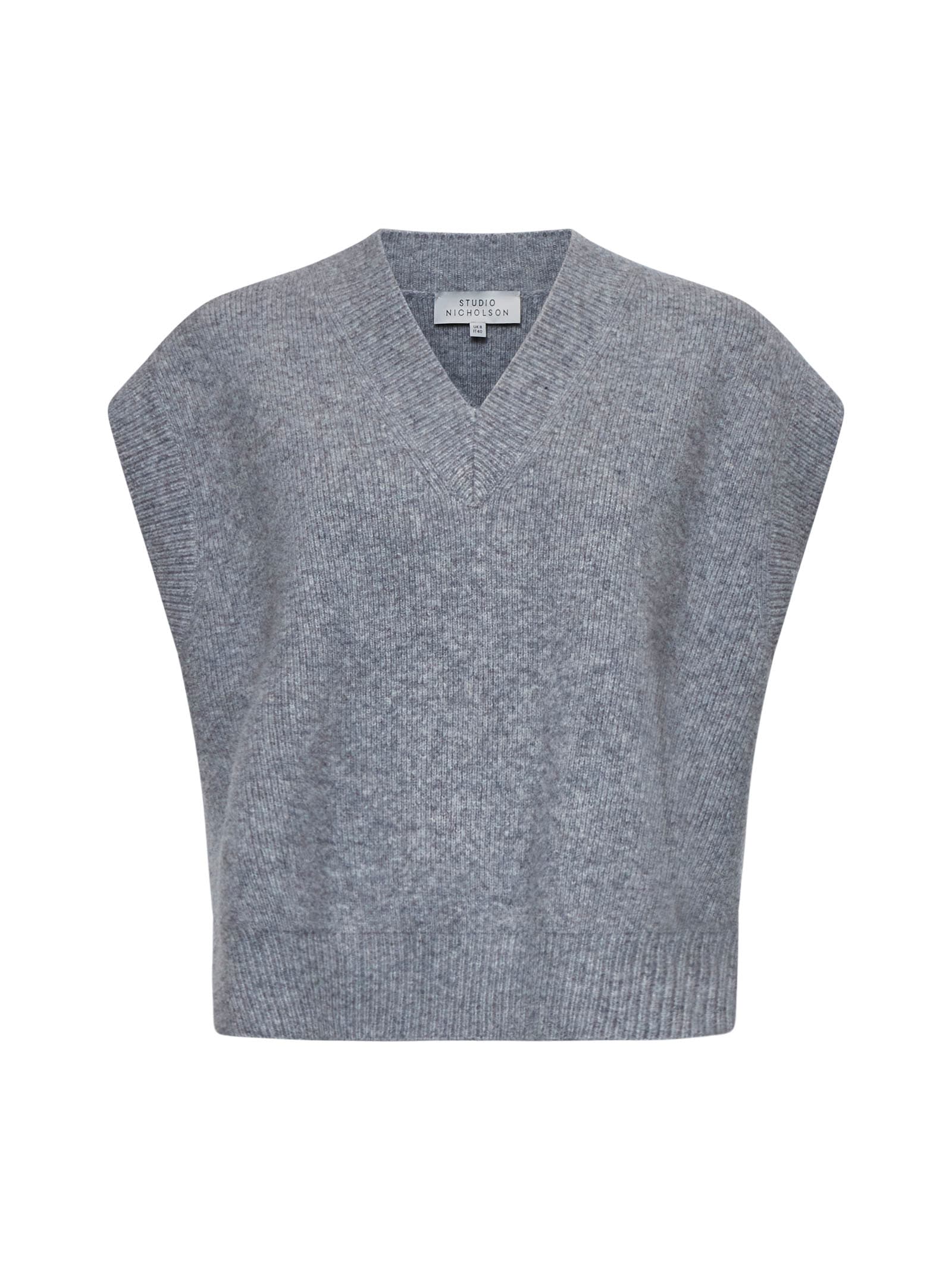 Shop Studio Nicholson Sweater In Grey