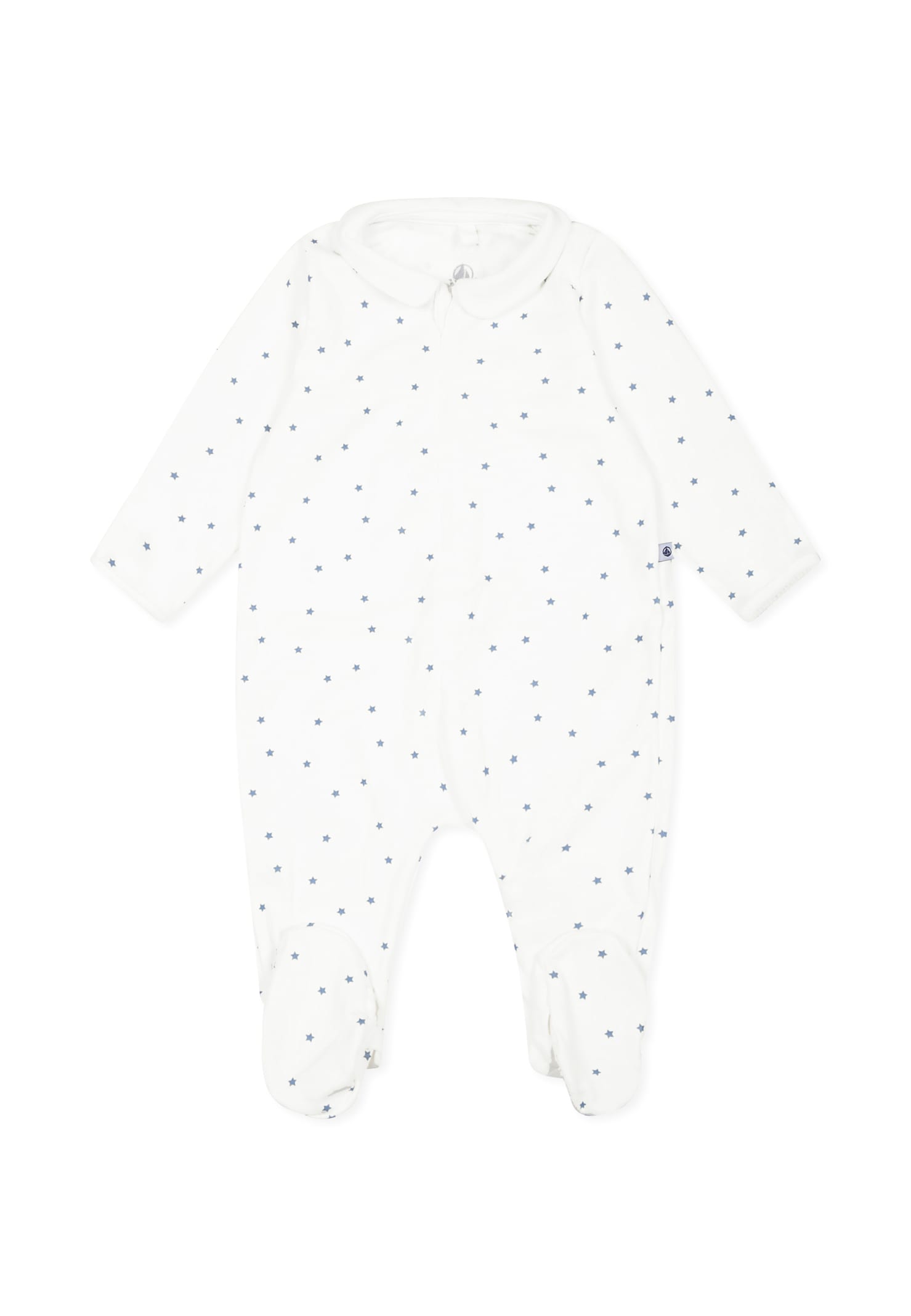 Petit Bateau Ivory Babygrow For Babykids With Stars In Ivory