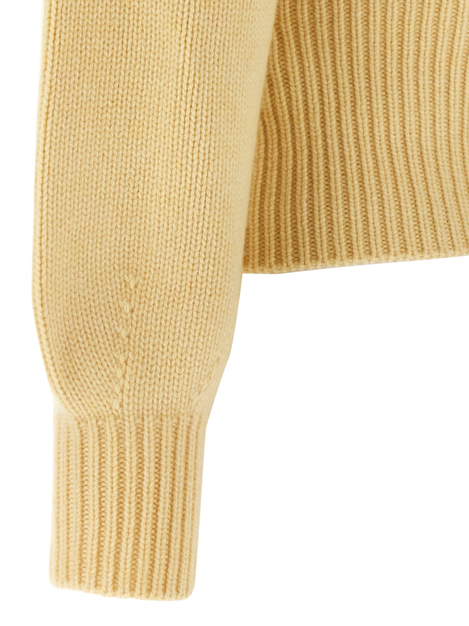 Guest In Residence Sculpted Cardigan In Yellow