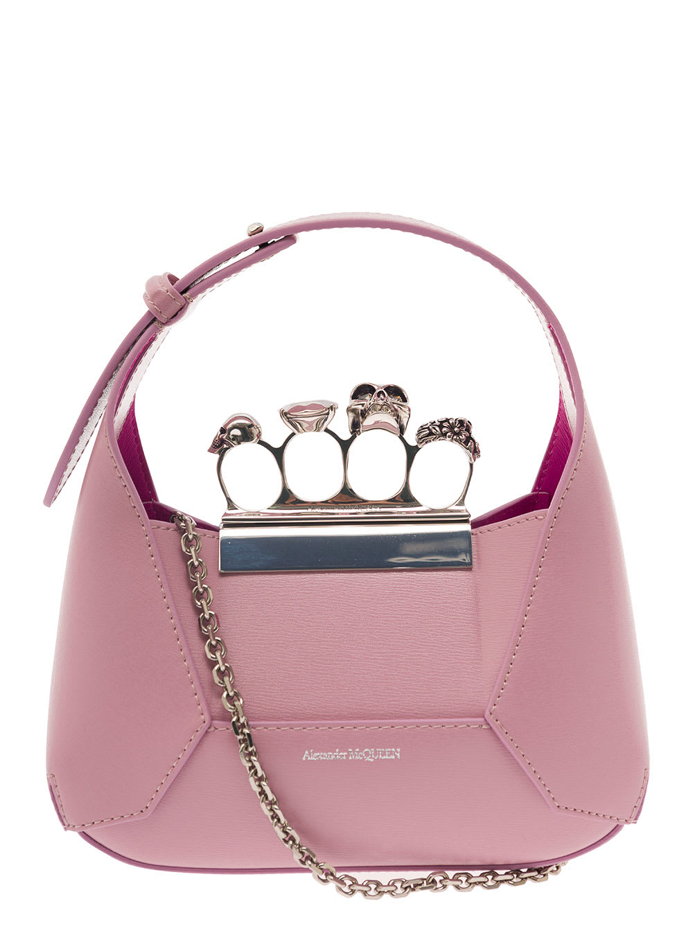 Women's The Jewelled Hobo Mini Bag in Antique Pink