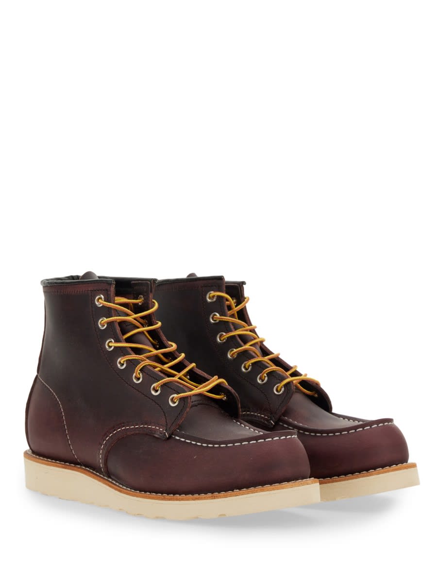 Shop Red Wing Leather Boot In Bordeaux