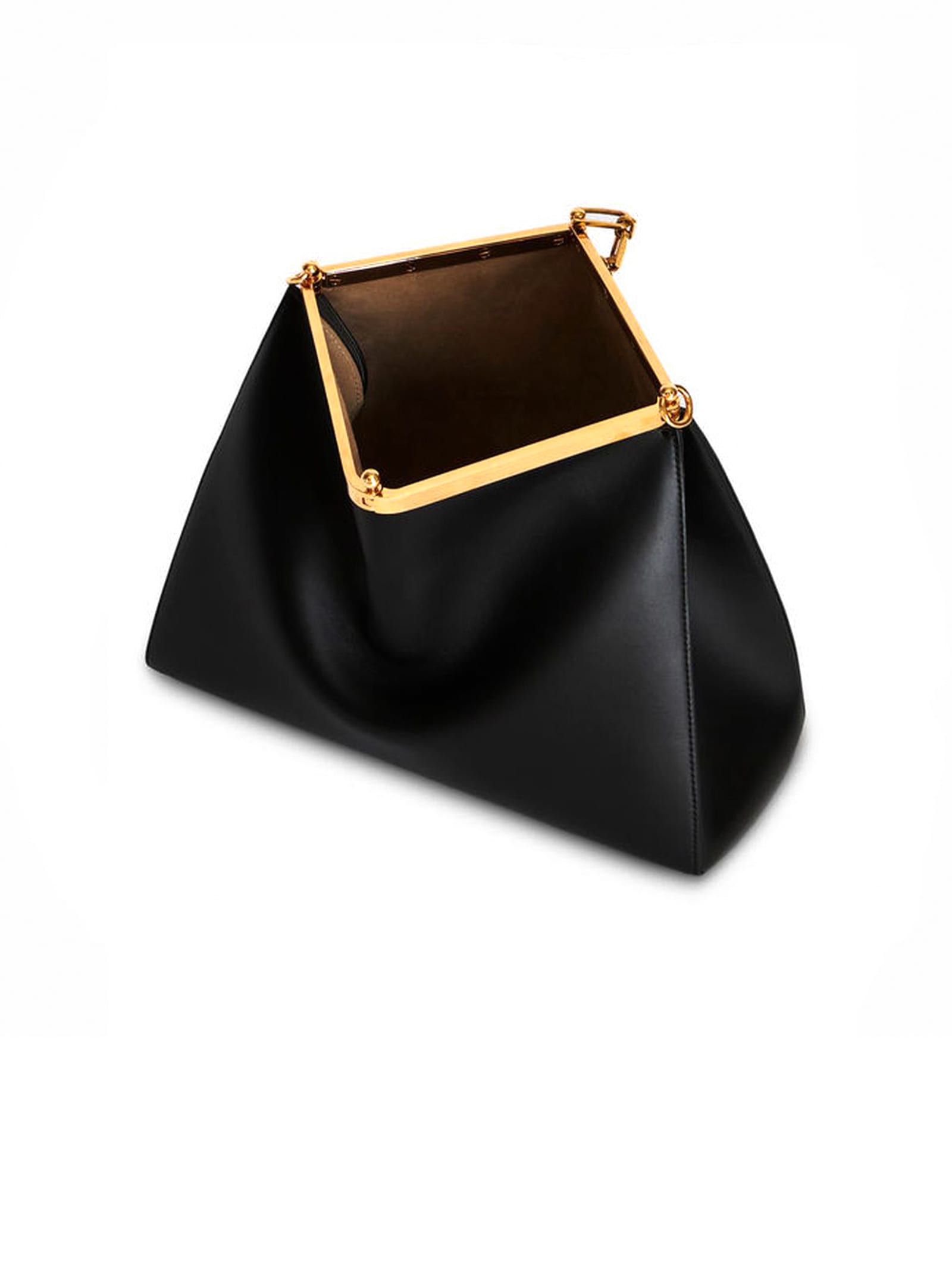 Shop Etro Black Large Vela Shoulder Bag