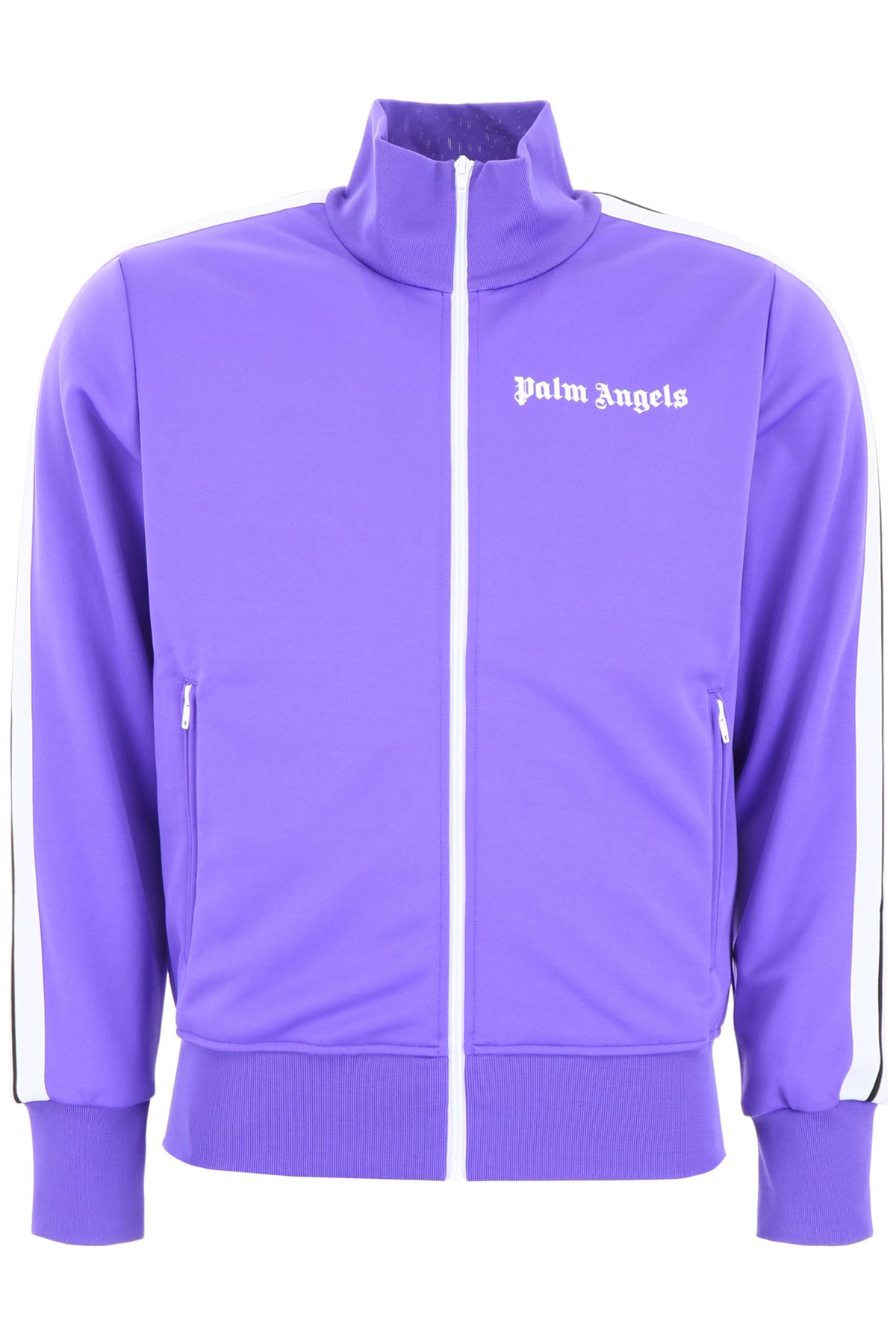 Palm Angels Palm Angels Track Jacket With Bands - PURPLE WHITE (Purple ...