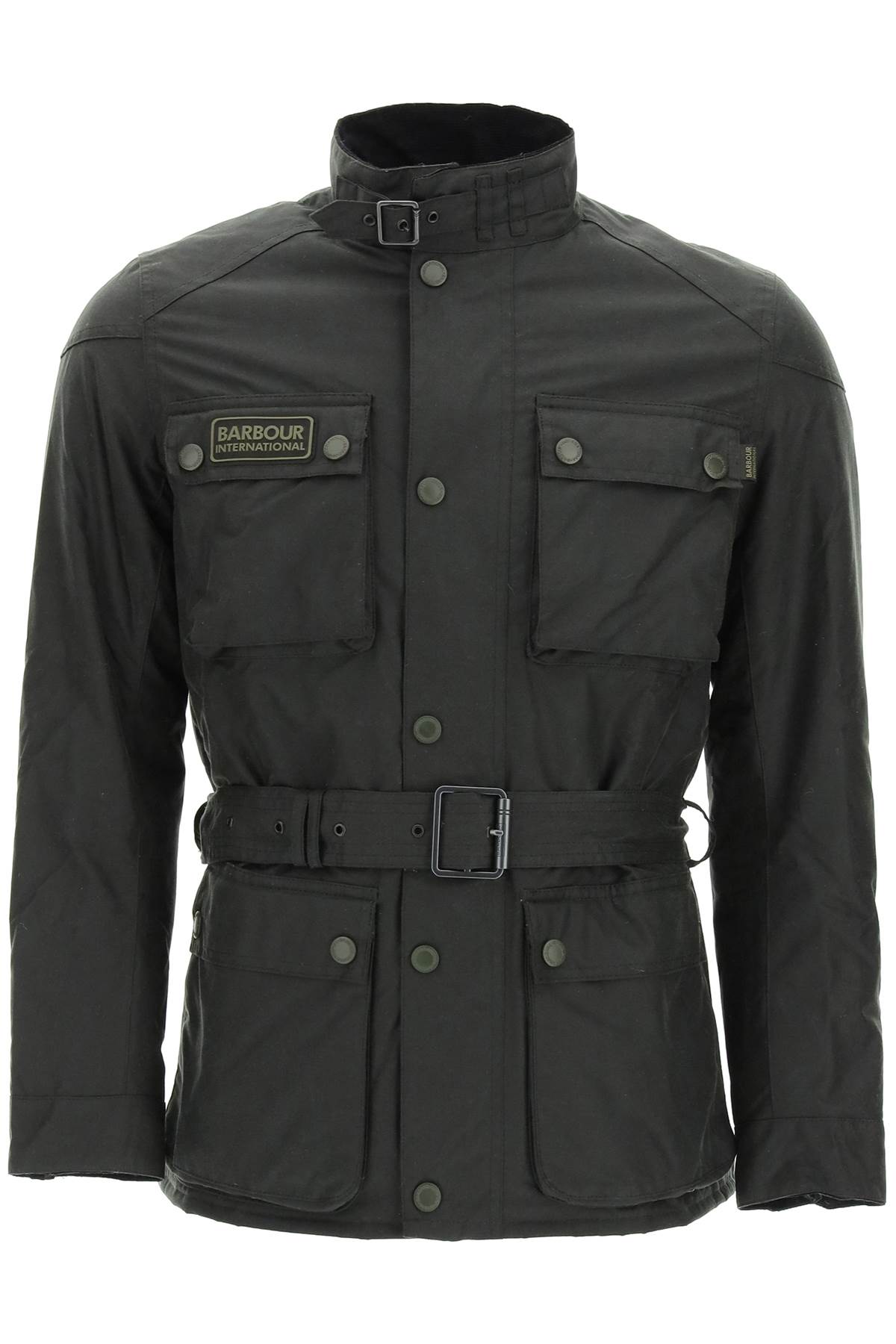 Barbour Blackwell International Jacket In Waxed Cotton In Green