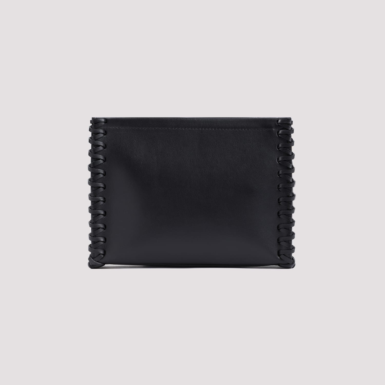 Shop Etro Leather Pouch In Nero