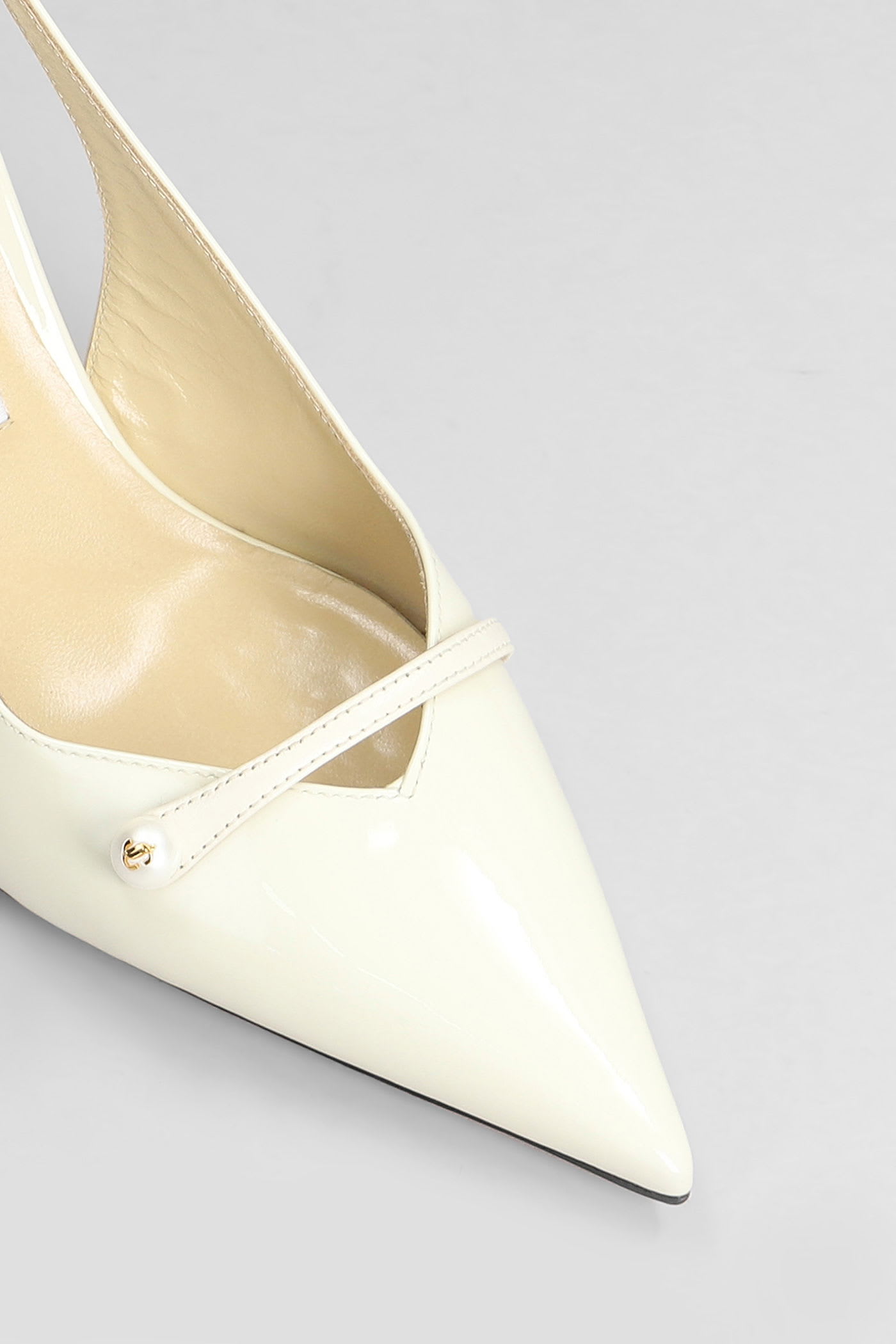 Jimmy Choo Amita 85 Pumps In White