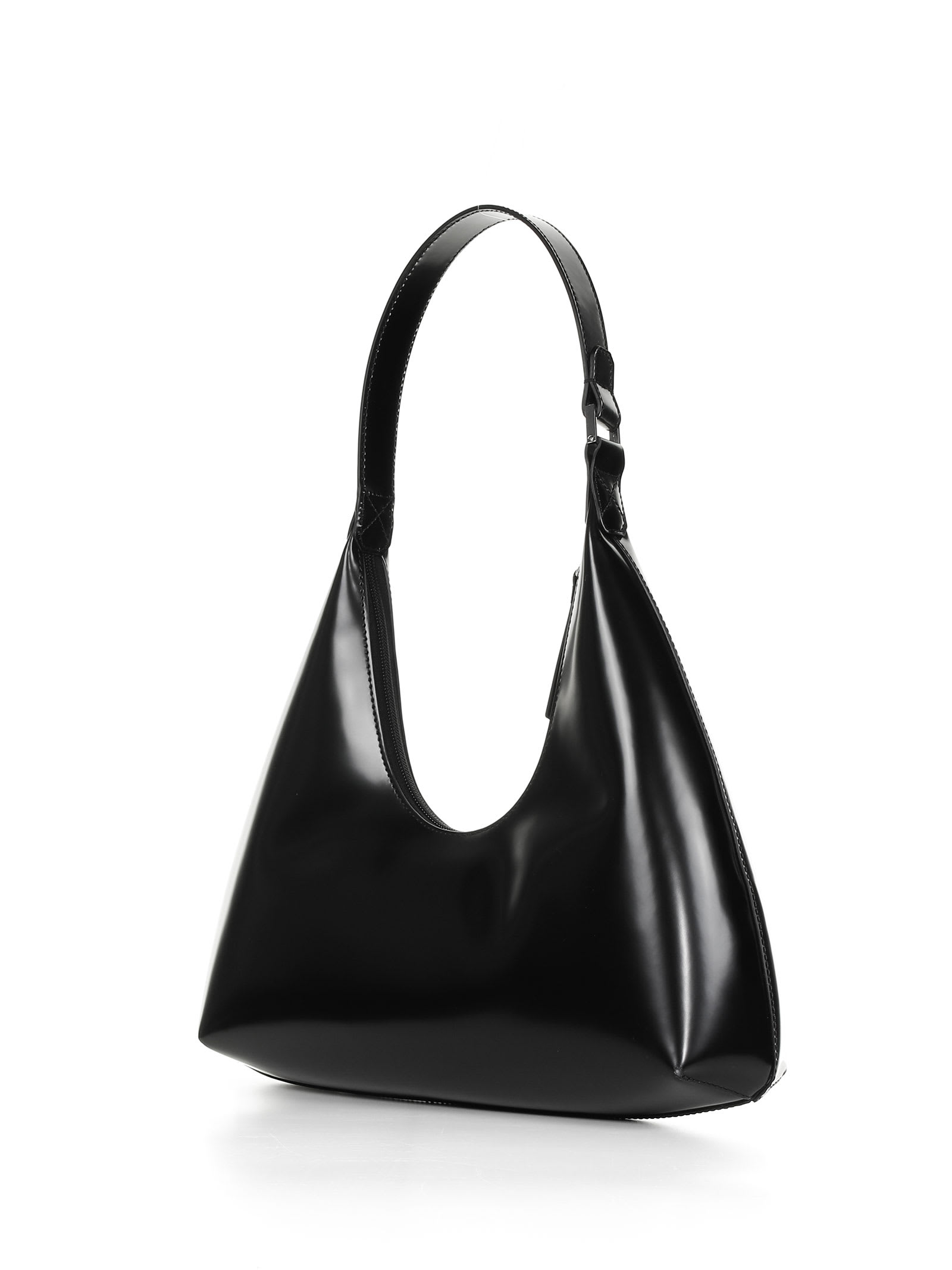 by Far Amber Leather Shoulder Bag - Black