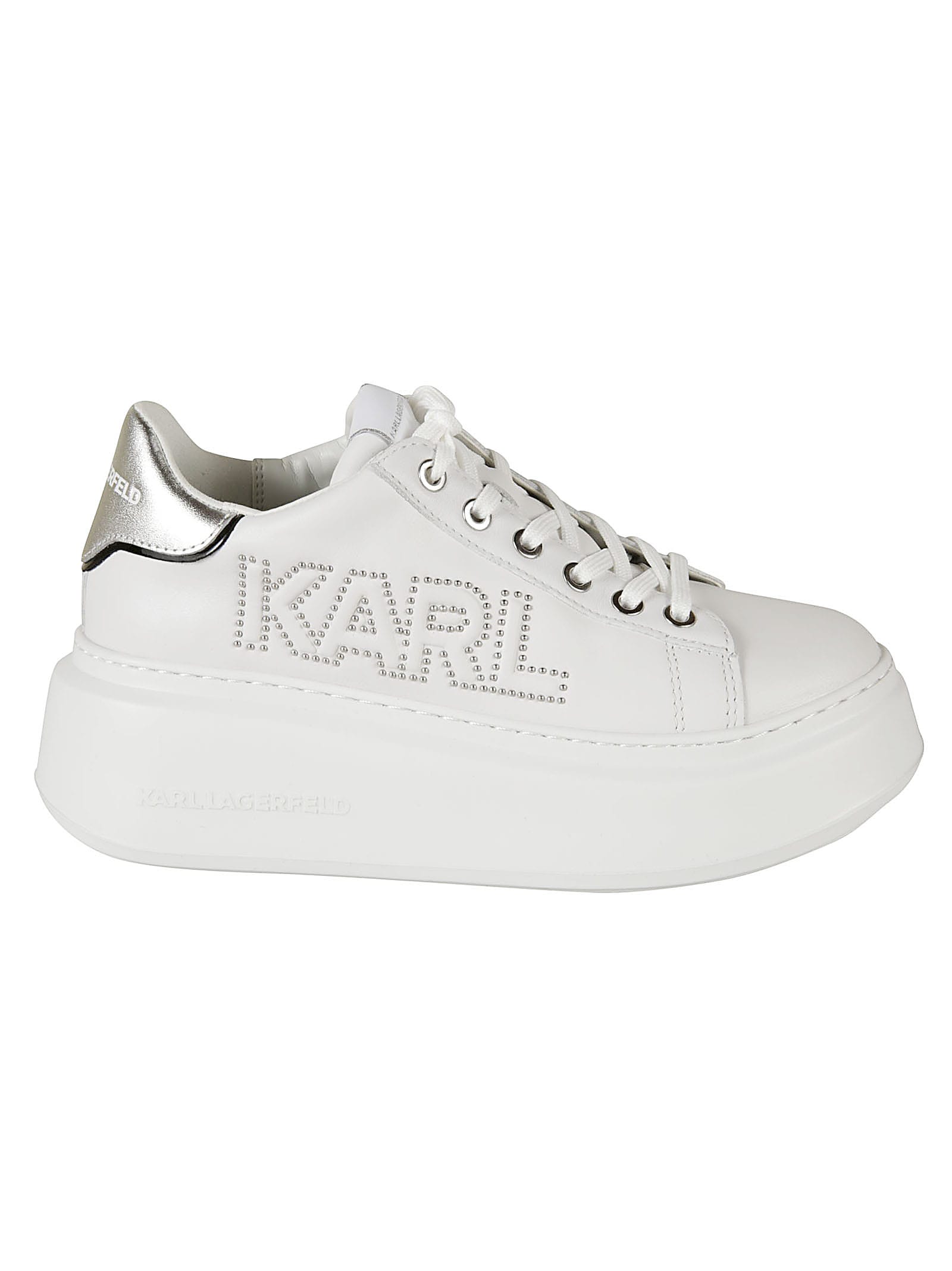 Karl Lagerfeld Mikrostud Logo Sneakers