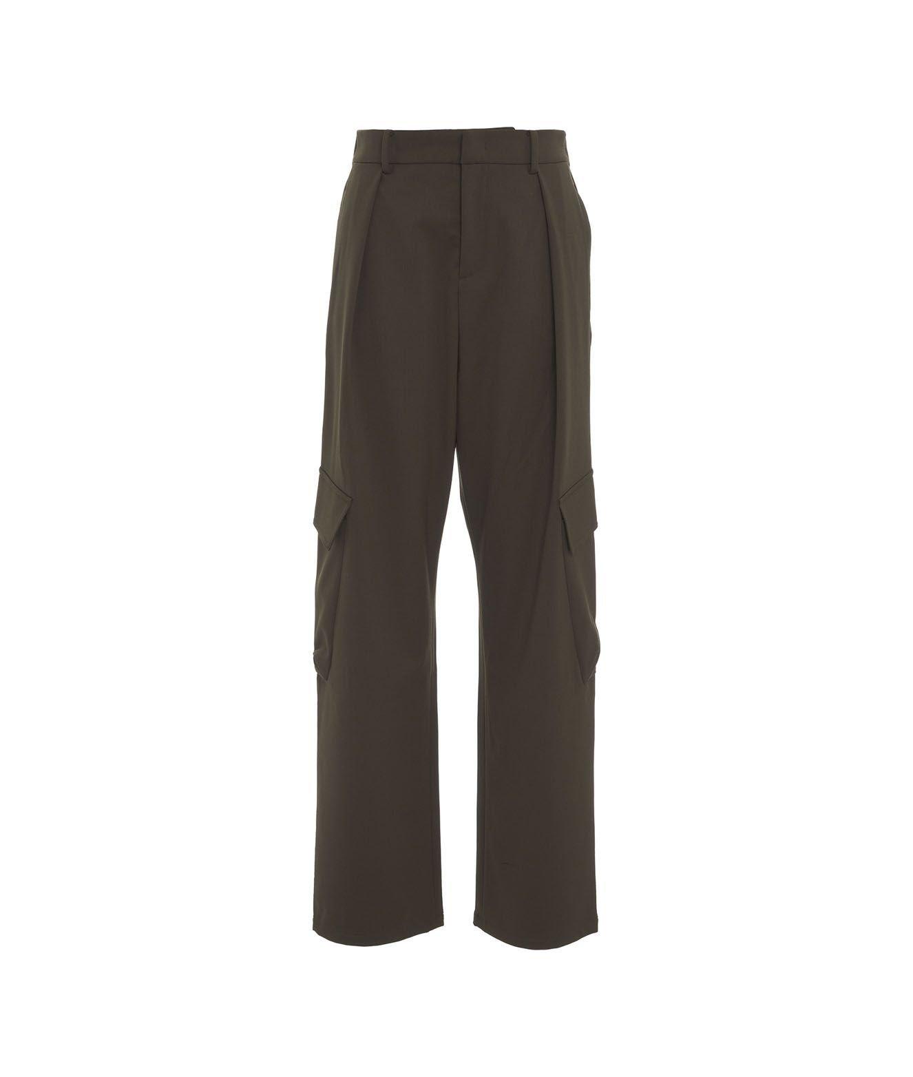 Pleat Detailed Cargo Pants