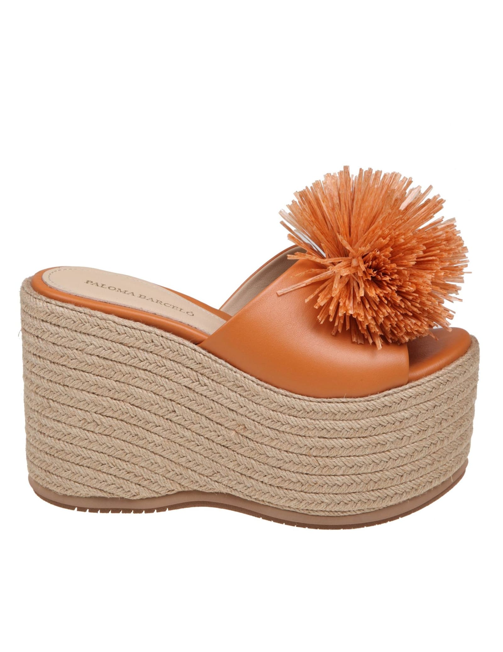 Shop Paloma Barceló Lala Mules In Ocher Color Leather