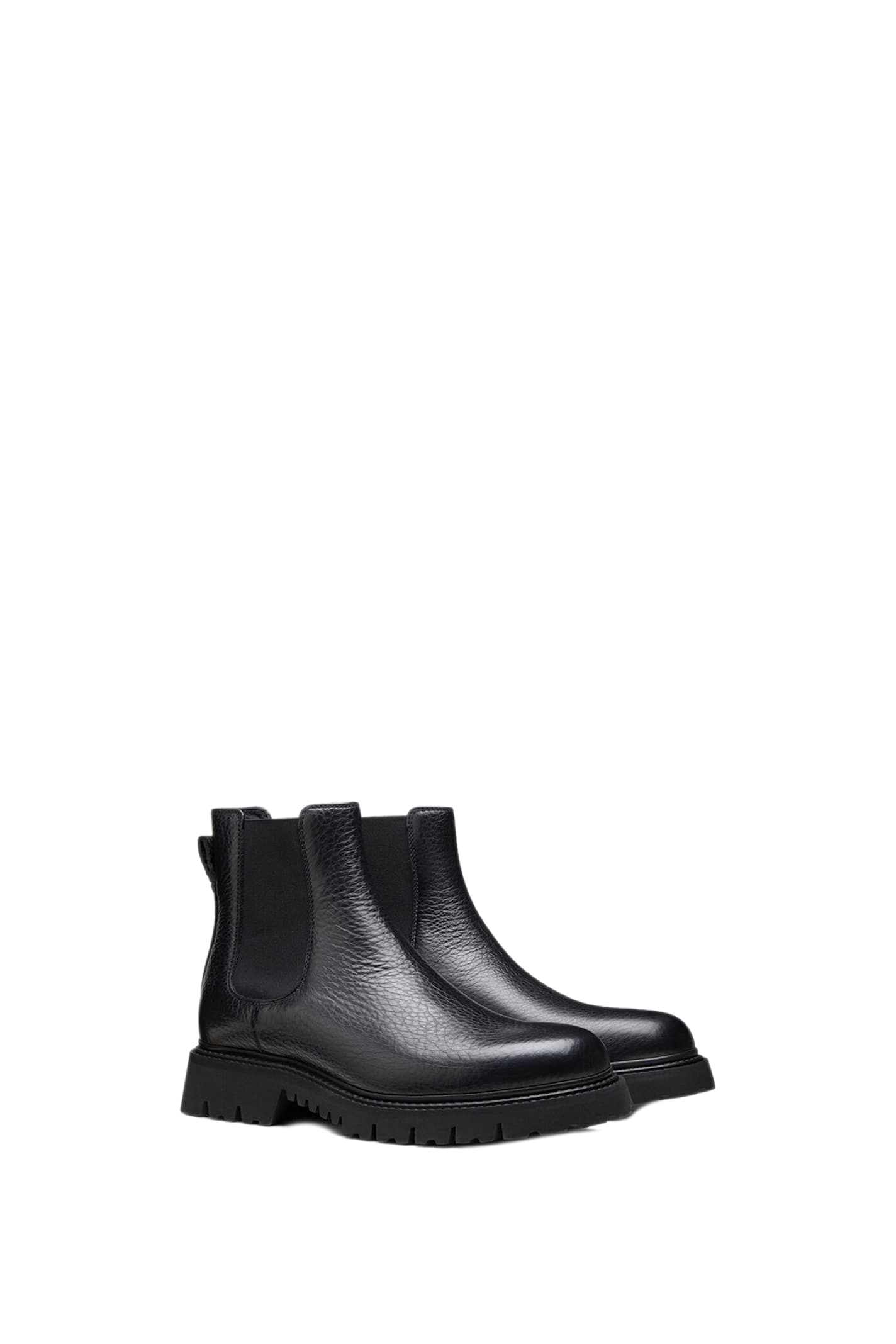 Shop Doucal's Beatles Boots In Black