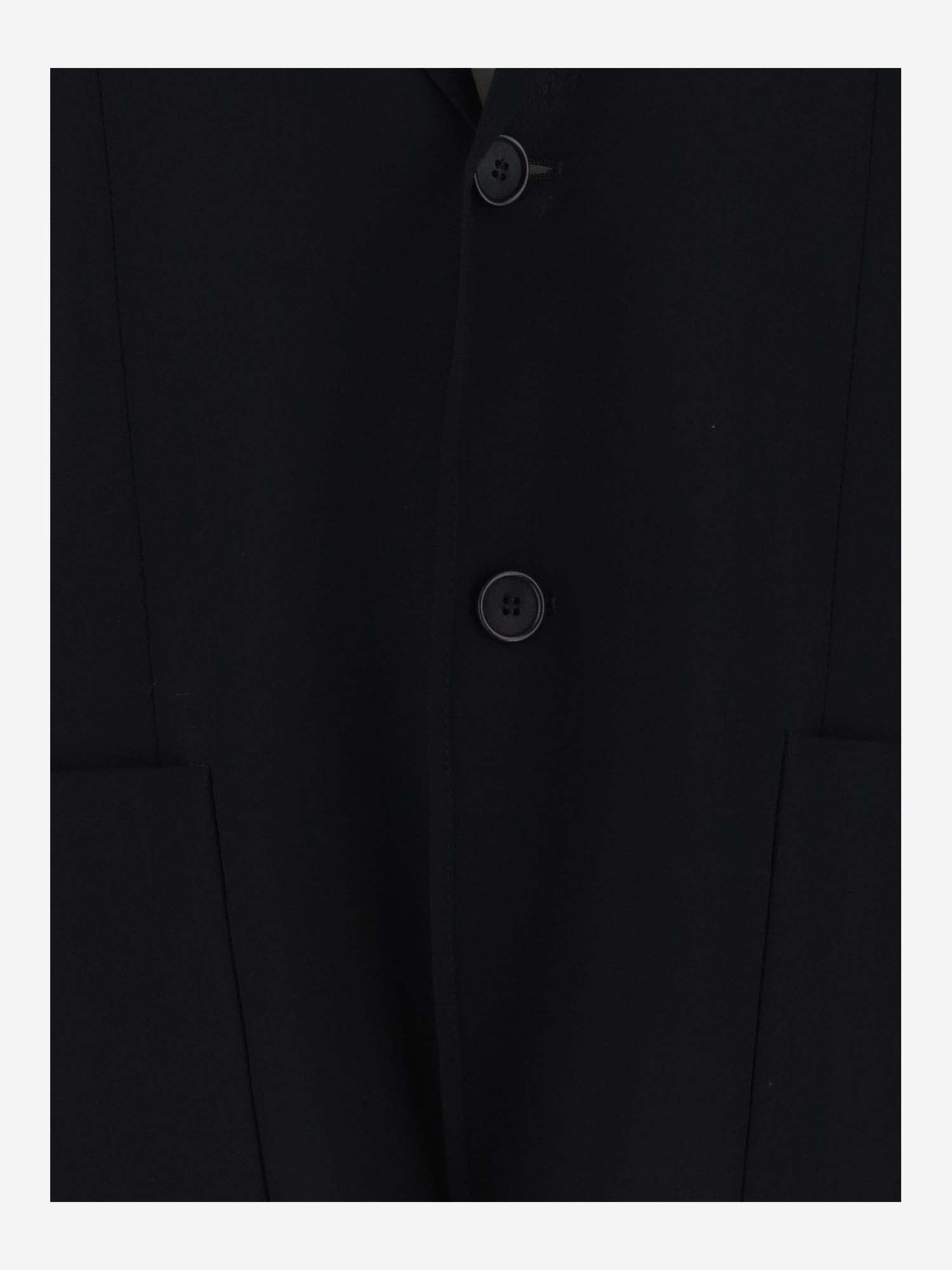 Shop Giorgio Armani Two-buttoned Blazer In Ub109