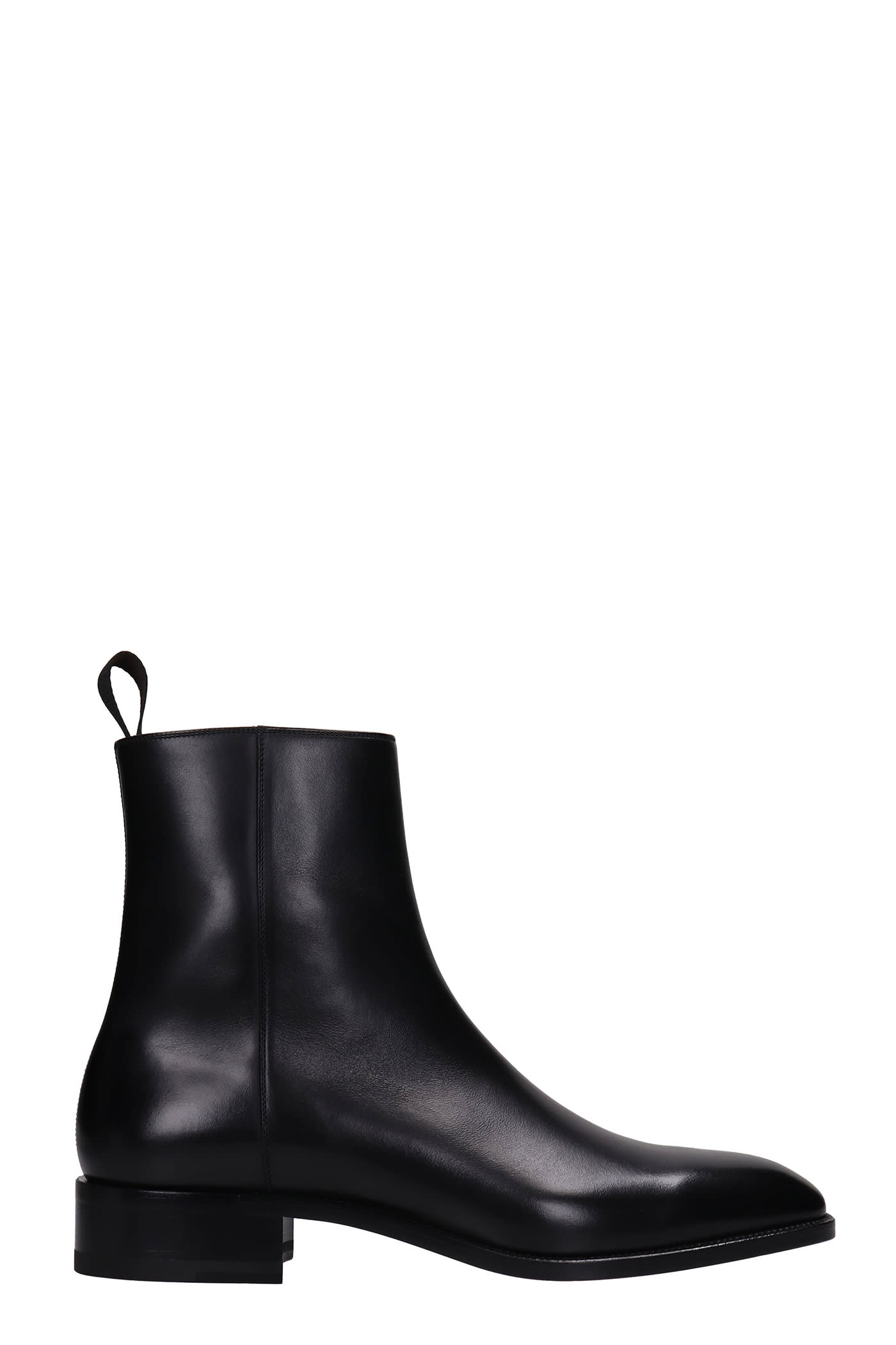 Christian Louboutin Goliatito Ankle Boots In Black Leather