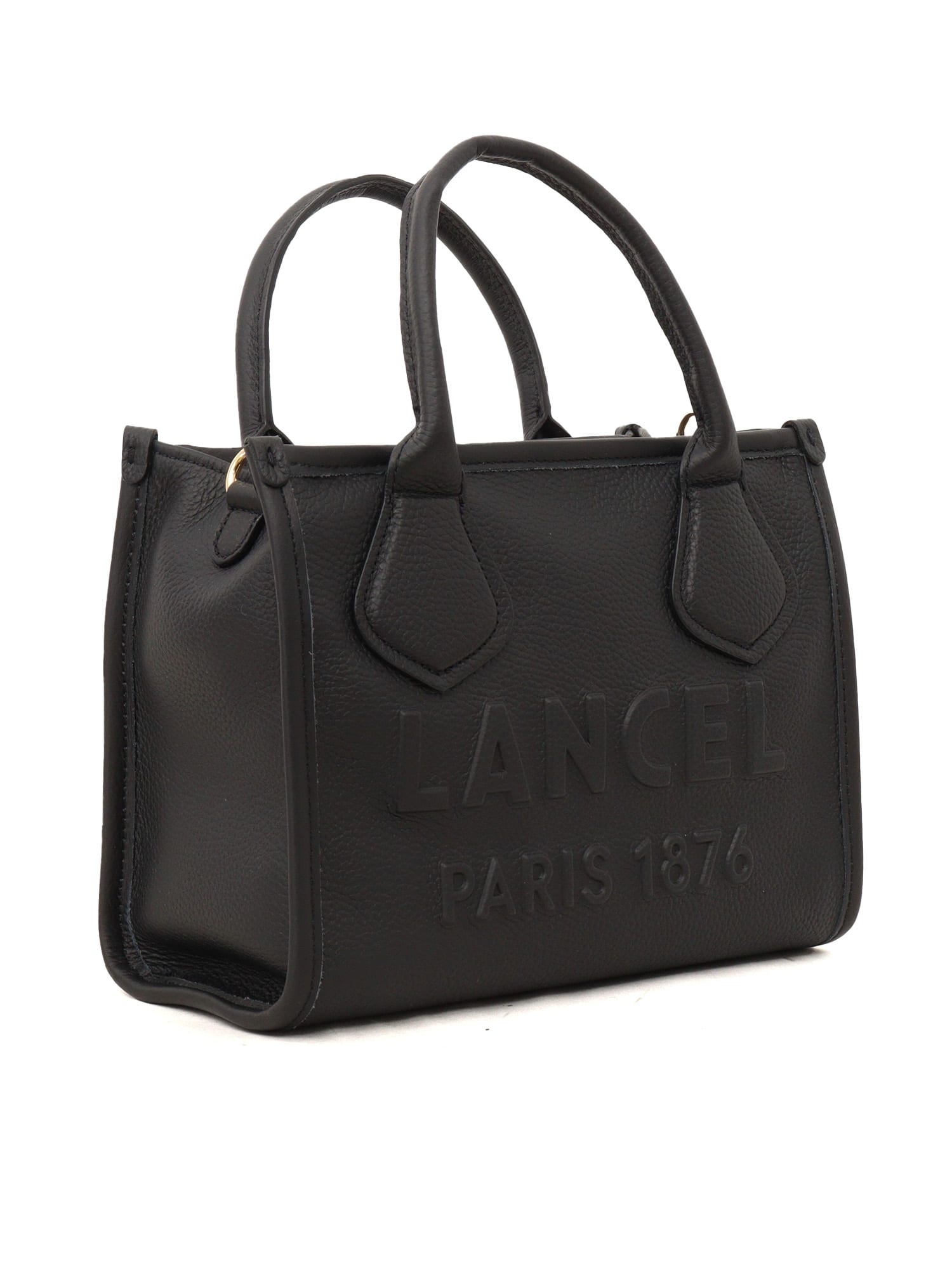 Shop Lancel Zipped Bag S In Black