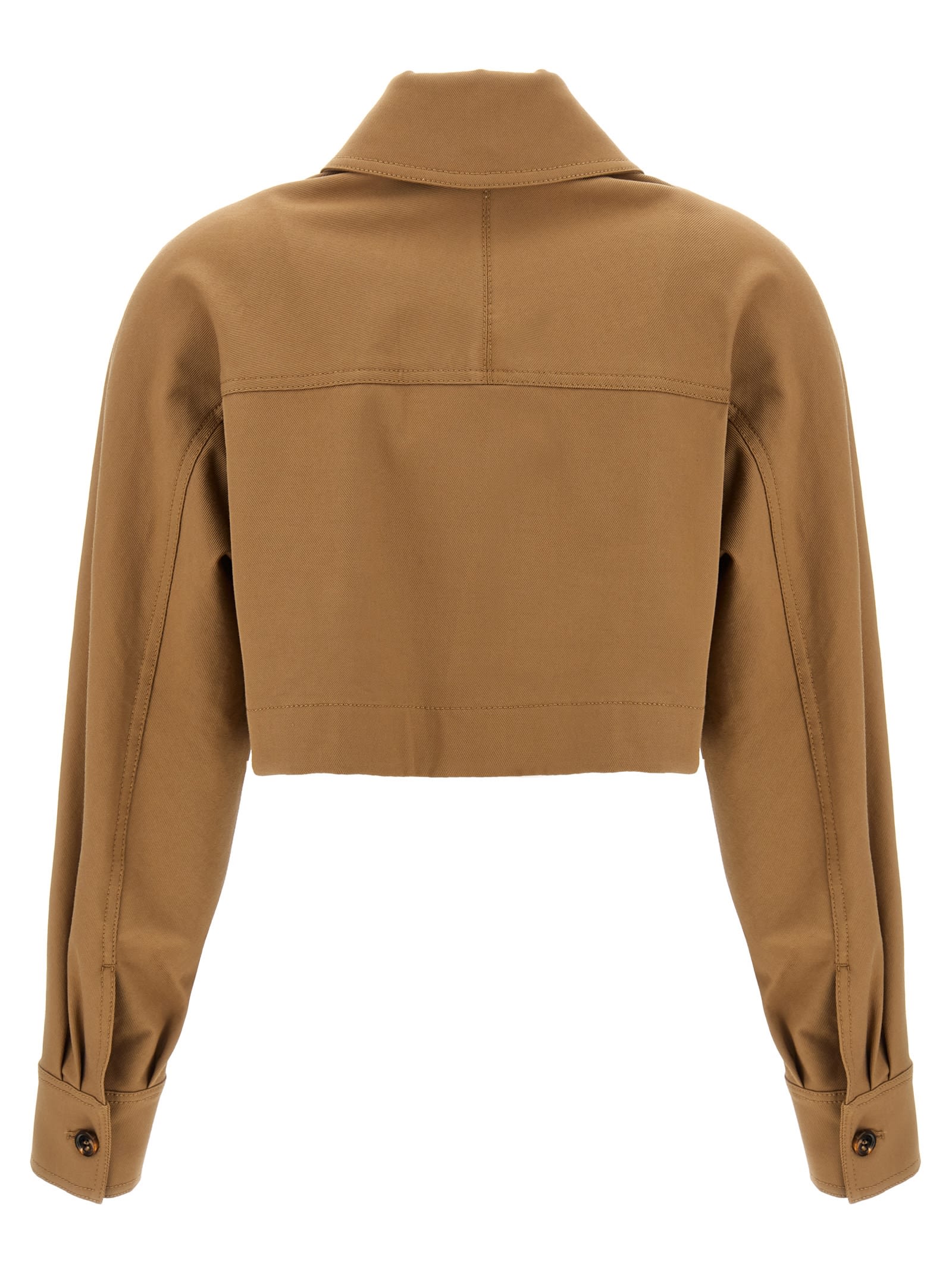 Max Mara Smalto Casual Jackets And Parka Brown In Gold