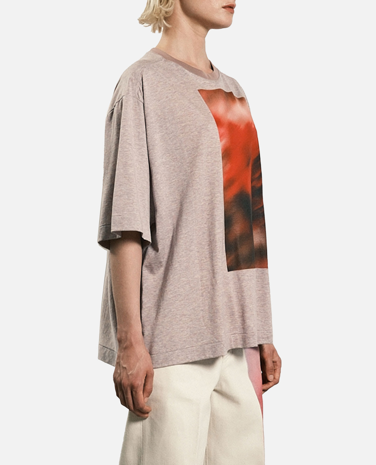 Tanaka The Boxy Tee In Gray