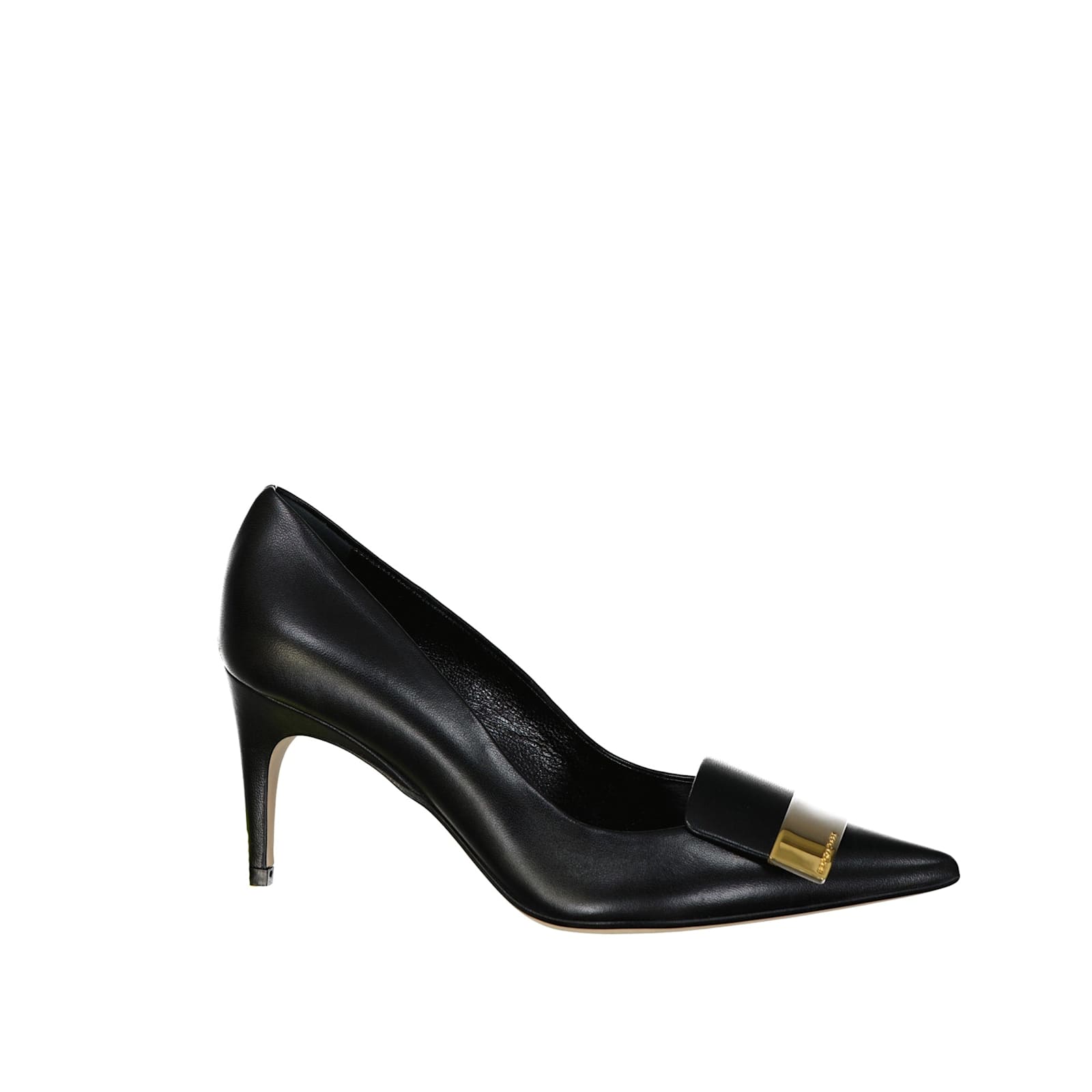 SERGIO ROSSI SR LEATHER PUMPS