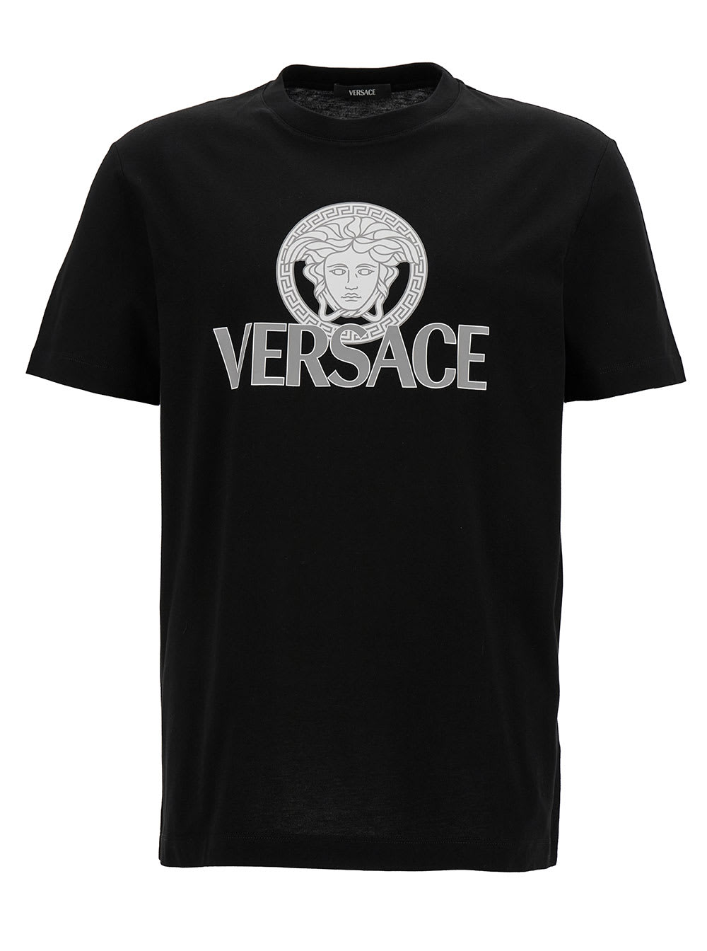 Shop Versace T-shirt Nautical In Black