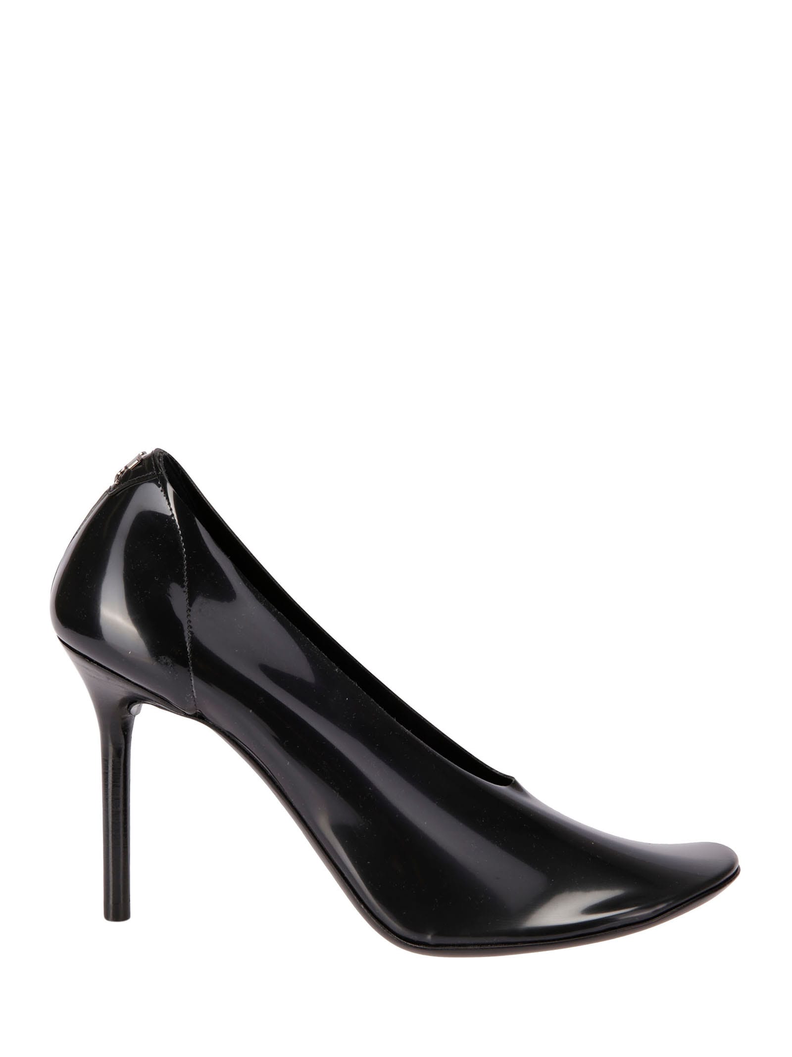 Shop Courrèges Nude Translucent Stilettos In Black