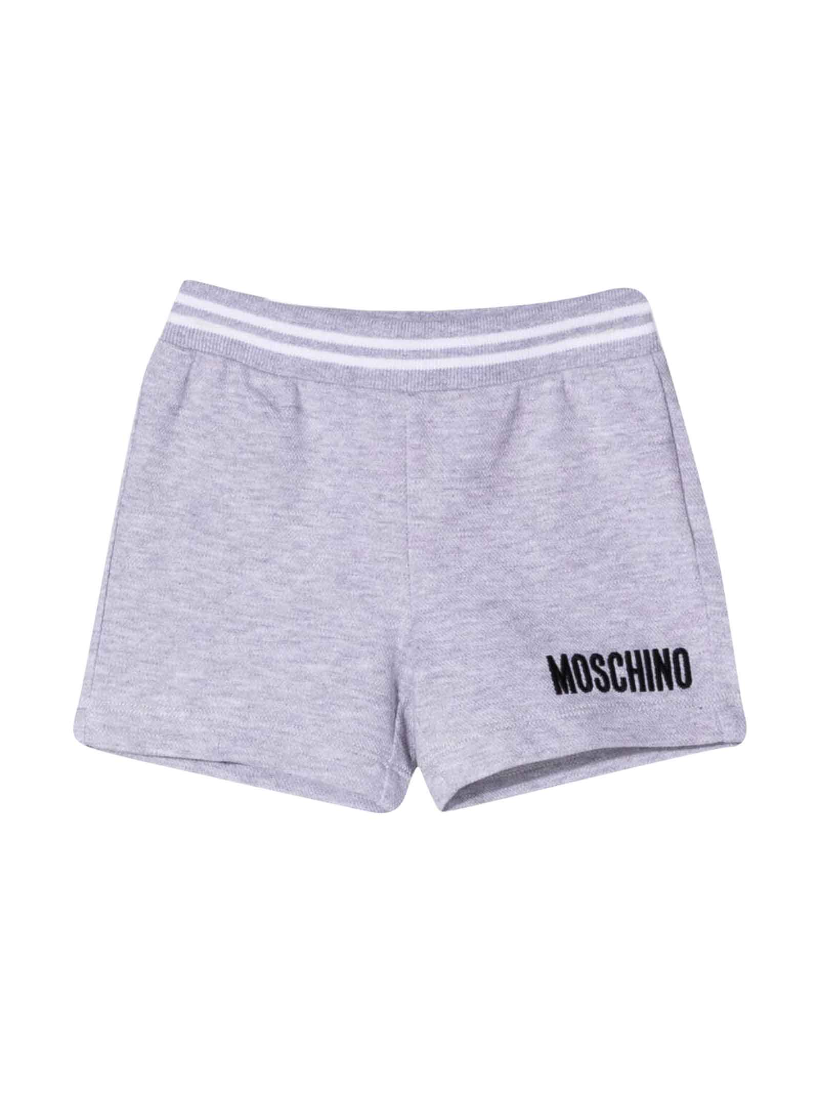 Moschino Unisex Gray Shorts