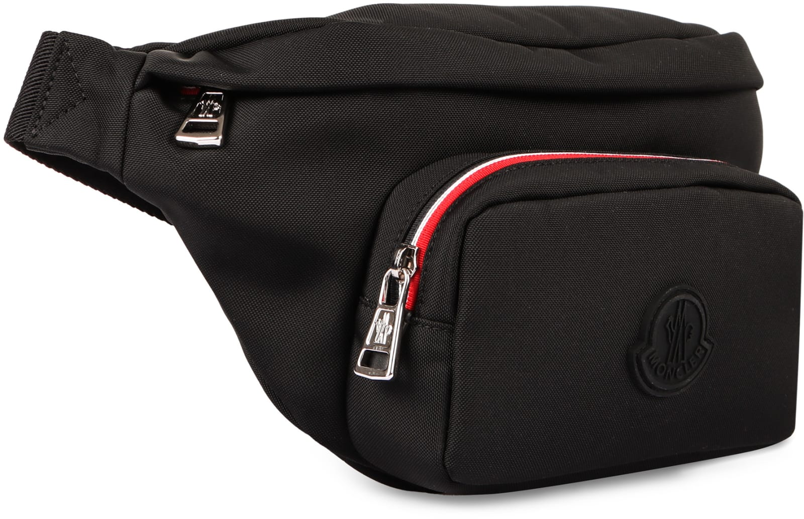 Shop Moncler Durance Nylon Belt Bag In Black