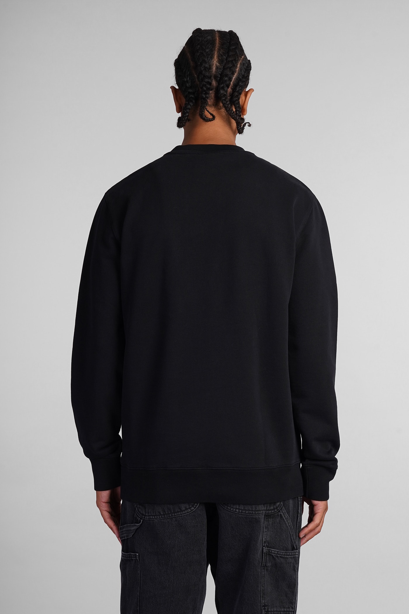 Shop Maison Kitsuné Sweatshirt In Black Cotton