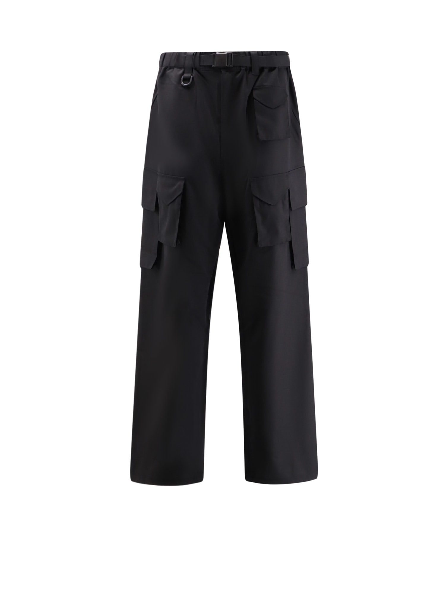 Y-3 Ref Wo Cargo Pn Recycled Polyester And Wool Trousers In Blue